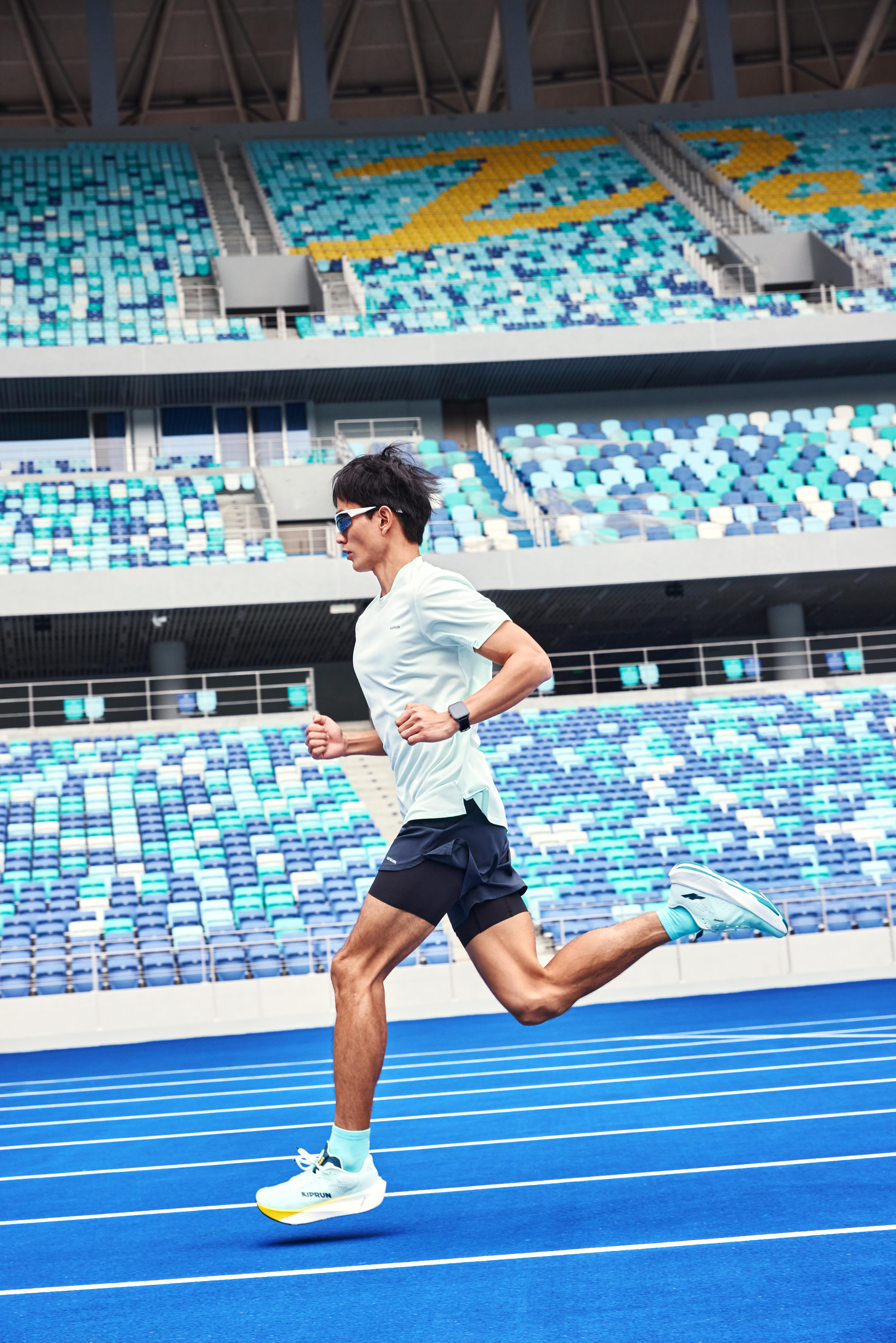 Chaussettes de course minces et courtes x2 paires, Run 500 - KIPRUN