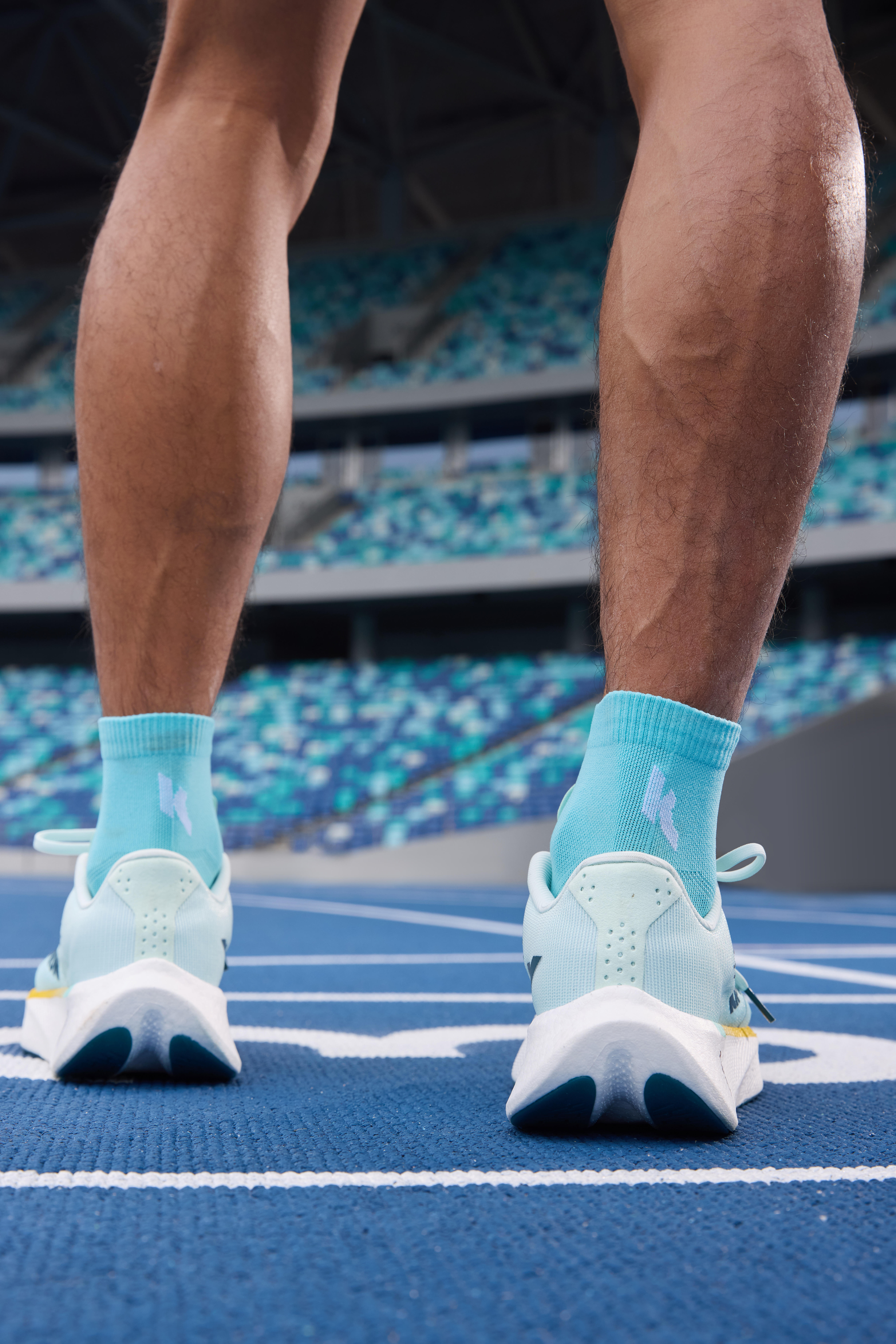 Chaussettes de course minces et courtes x2 paires, Run 500 - KIPRUN