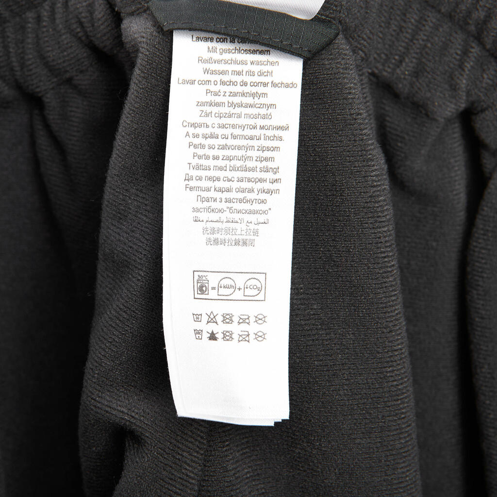 Regenhose Bergwandern MH500 wasserdicht Herren schwarz
