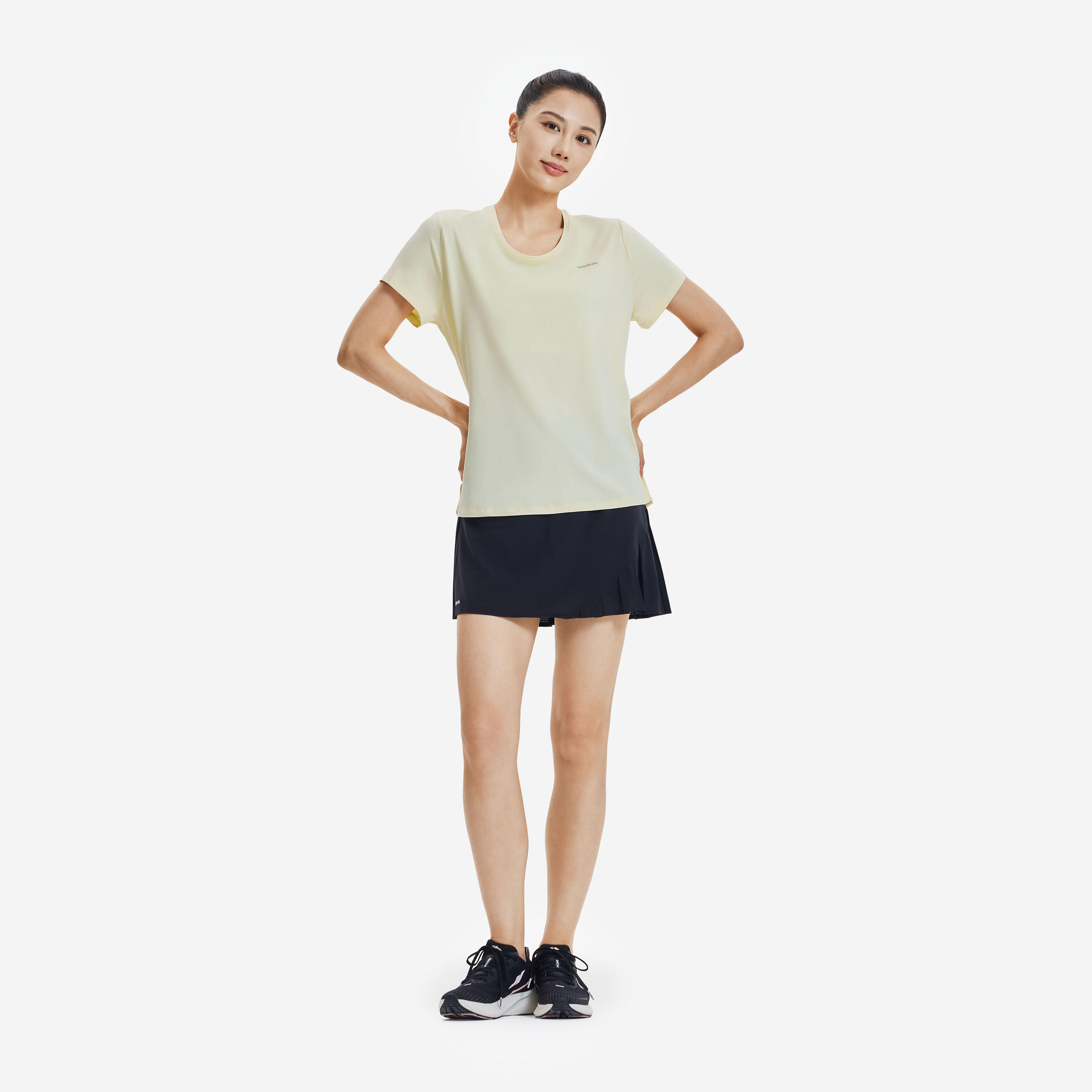 Women's Breathable Running T-shirt – Run 500 Dry 7/13
