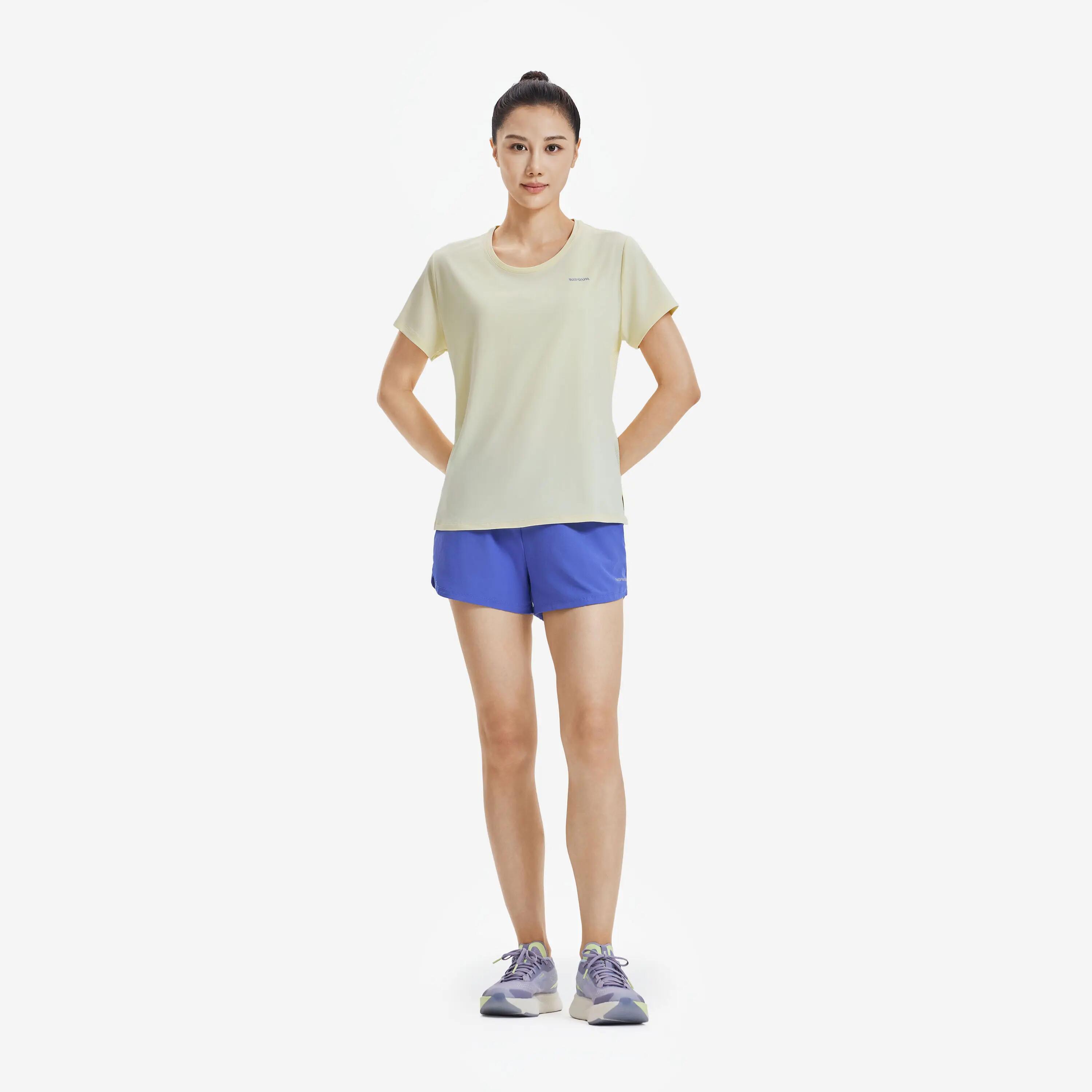 Dámské prodyšné běžecké tričko Run 500 Dry 5/11