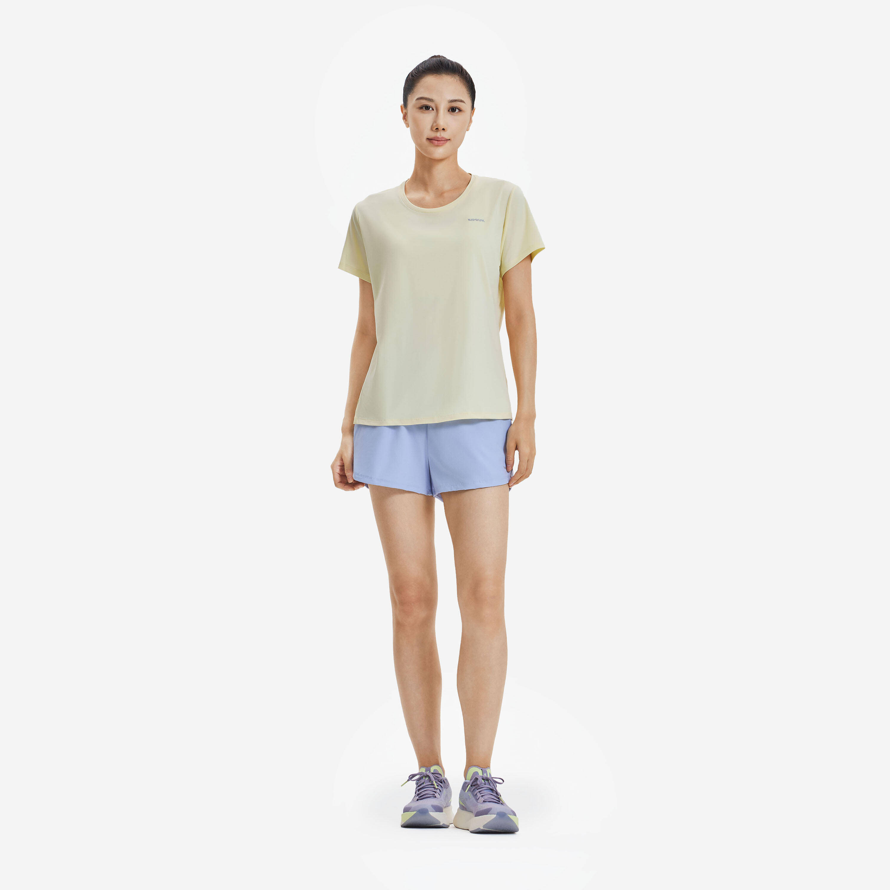 KIPRUN Run 500 Dry Women's Breathable Running T-shirt - Yellow -  4