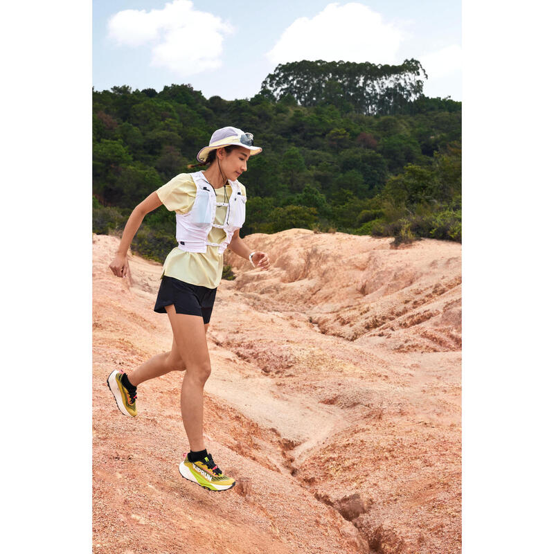Încălțăminte de alergare trail KIPRUN KIPSUMMIT MAX Galben Damă