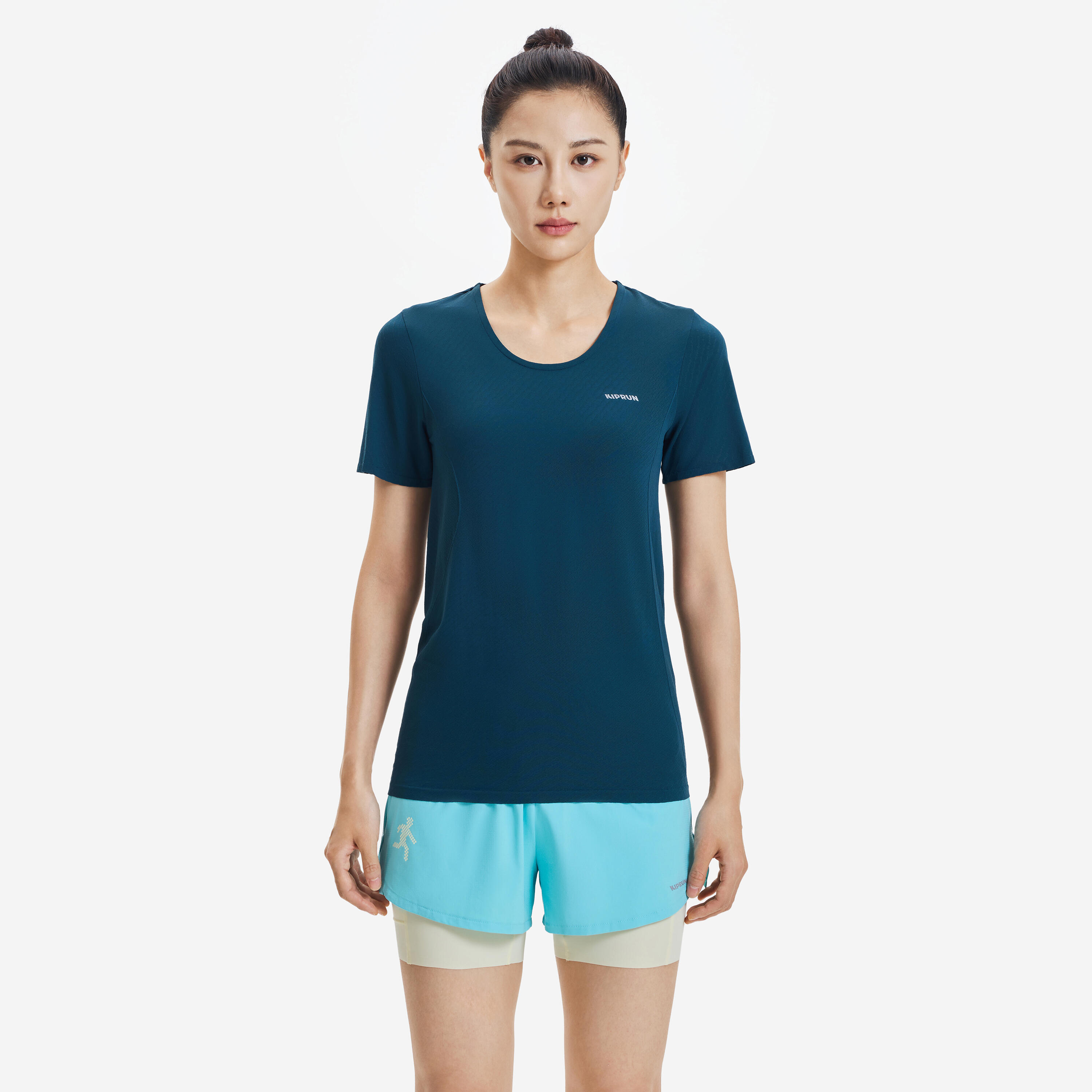 T-shirt de course femme, Run 500 Confort - KIPRUN