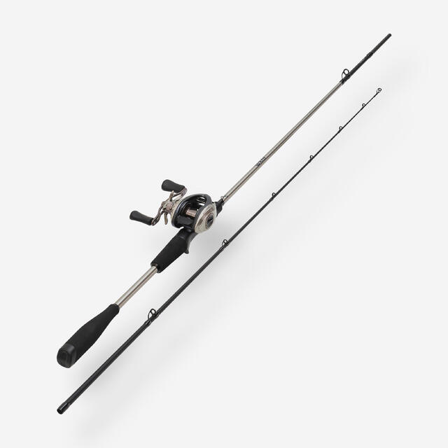 Conjunto Caña + Carrete Pesca Señuelos WXM 100 Cast 2,00 m M 7-21 g