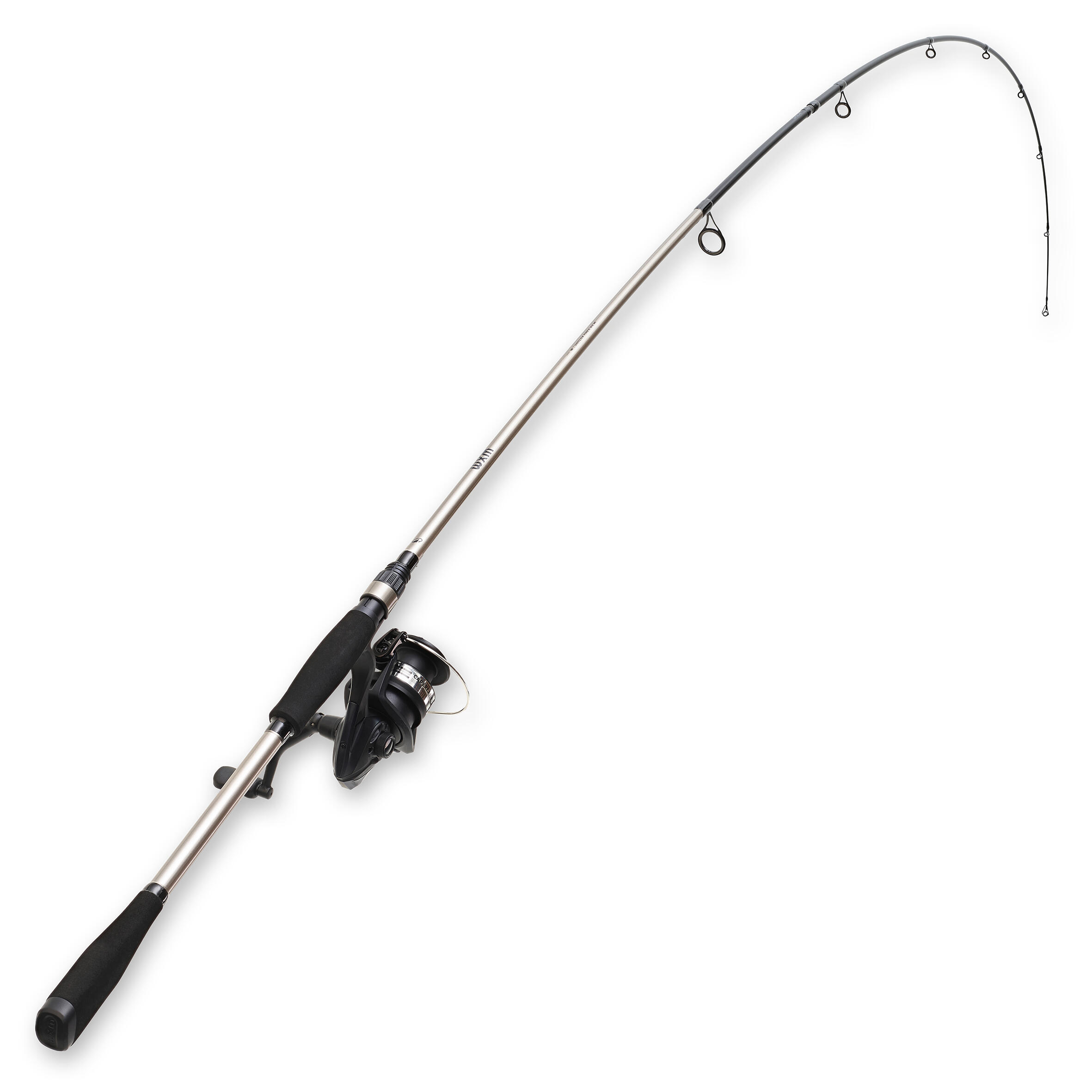 Conjunto Caña + Carrete Pesca Señuelos WXM 100 Spinning 2,70 m MH 10-30 g 4/12