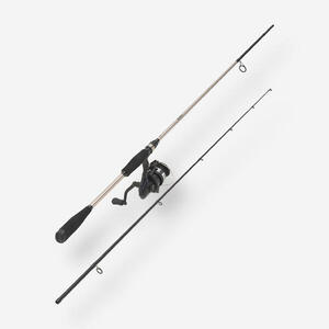 Conjunto Caña + Carrete Pesca Señuelos WXM 100 Spinning 2,40 m MH 10-30 g