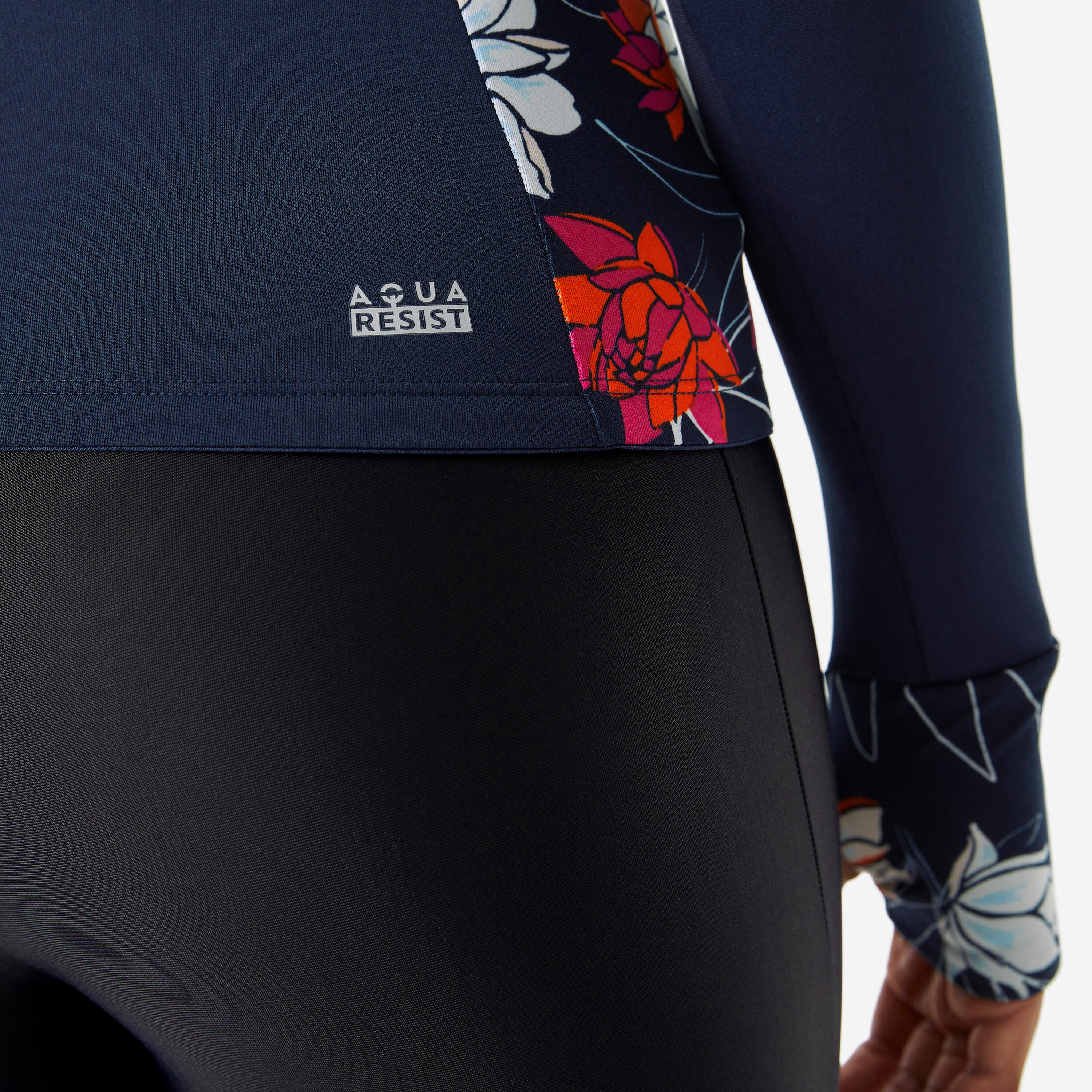 Haut de maillot de bain à manches longues femme, Una 5/7