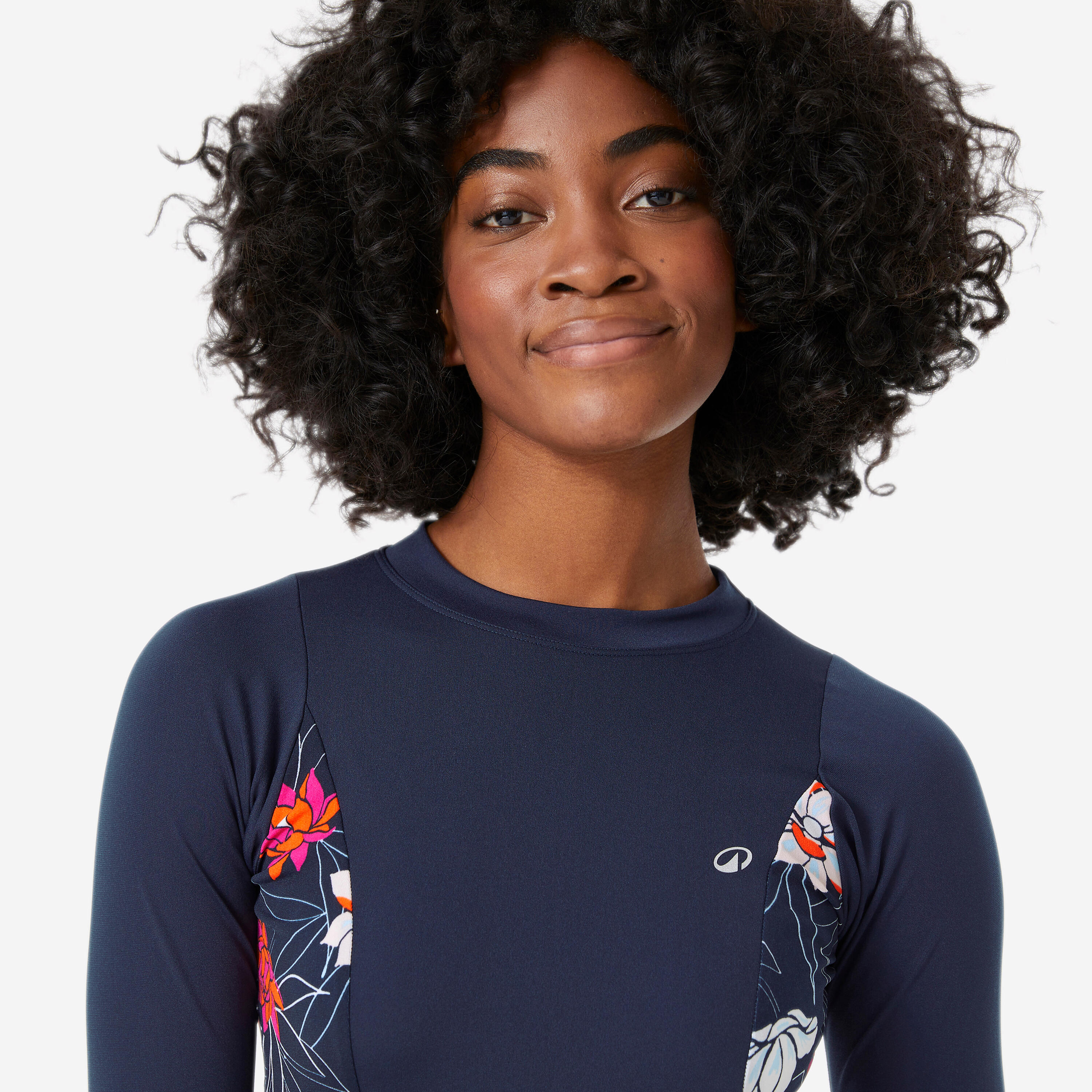 Haut de maillot de bain à manches longues femme, Una 7/7