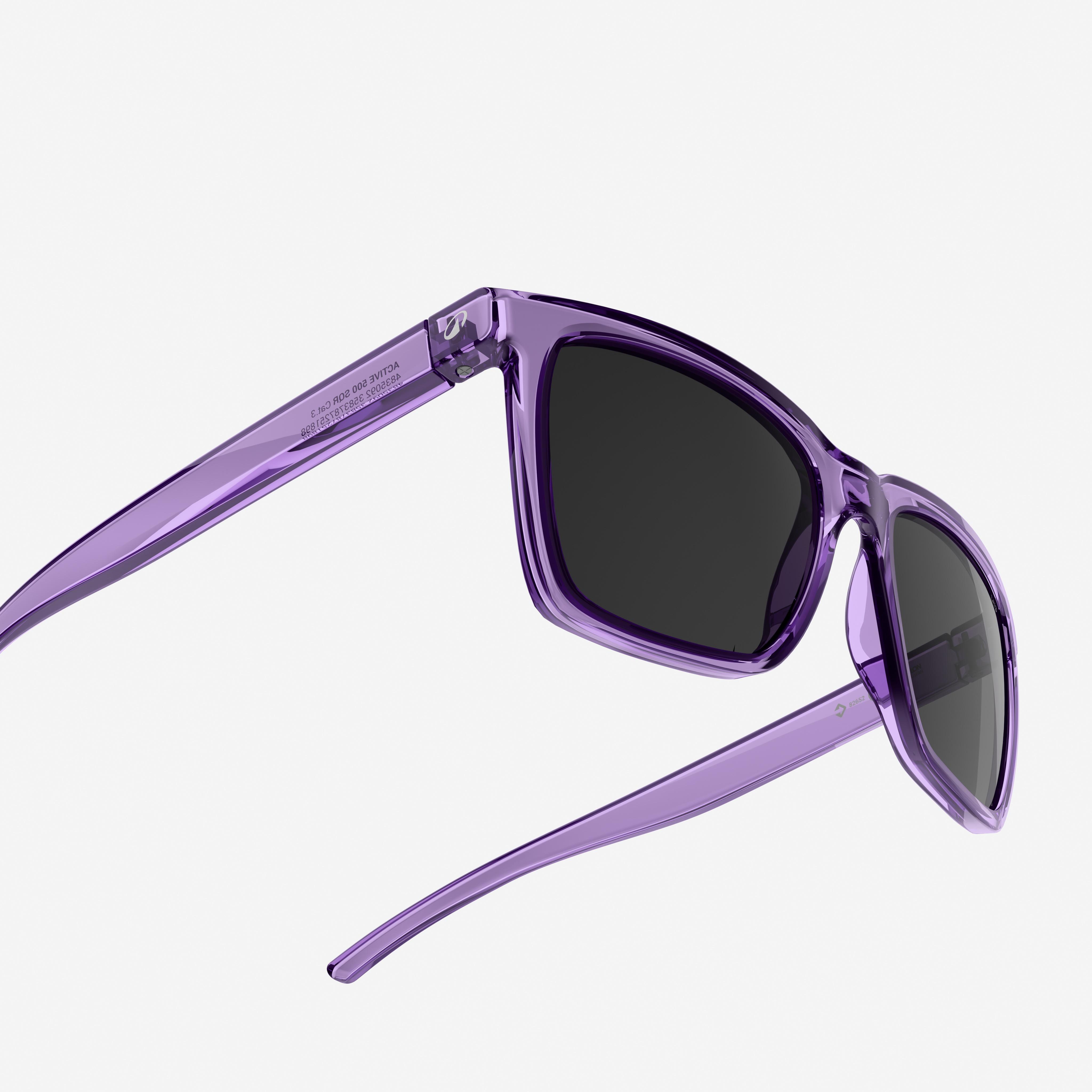 Lunettes de soleil rectangulaires catégorie 3, Active 500 - DECATHLON