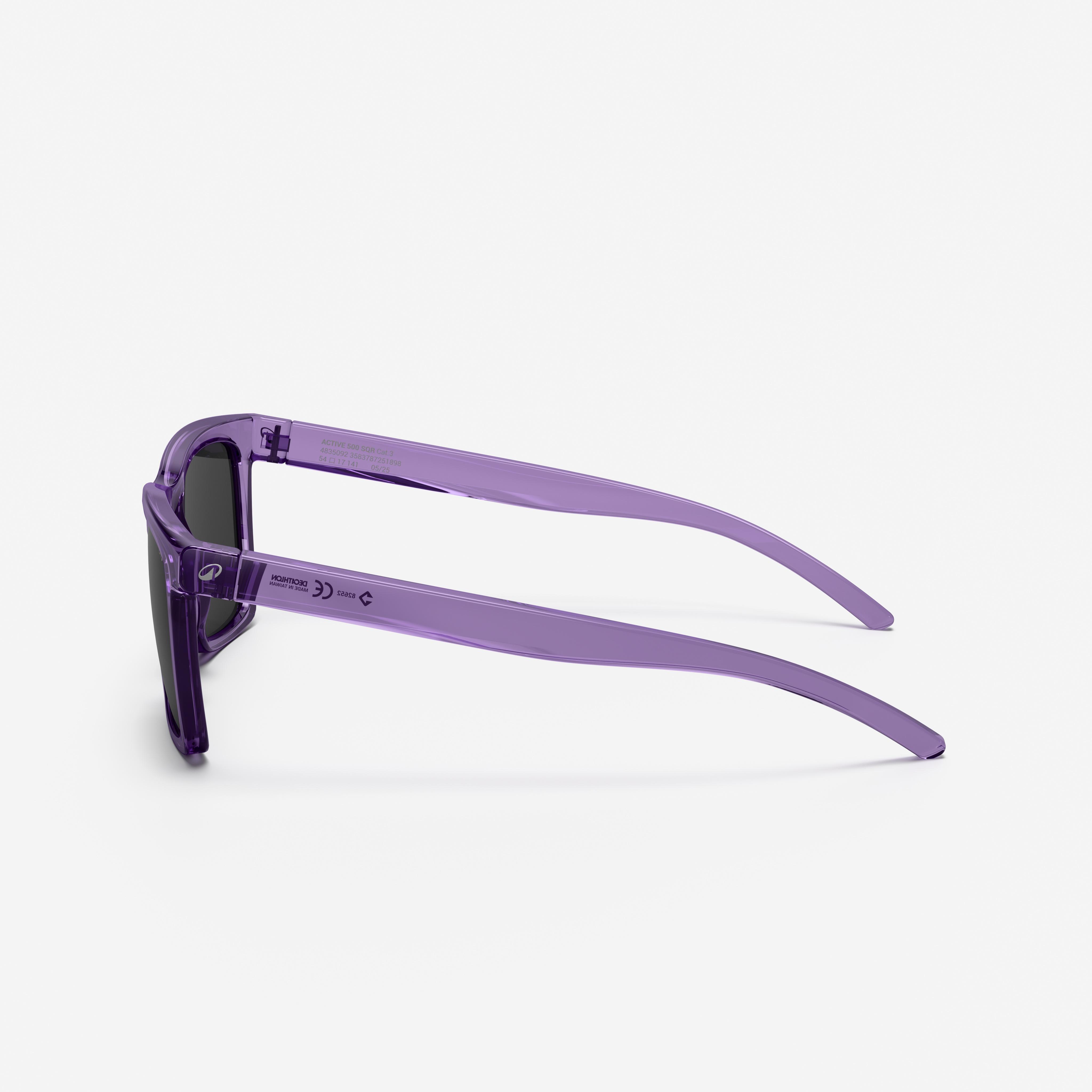 Lunettes de soleil rectangulaires catégorie 3, Active 500 - DECATHLON