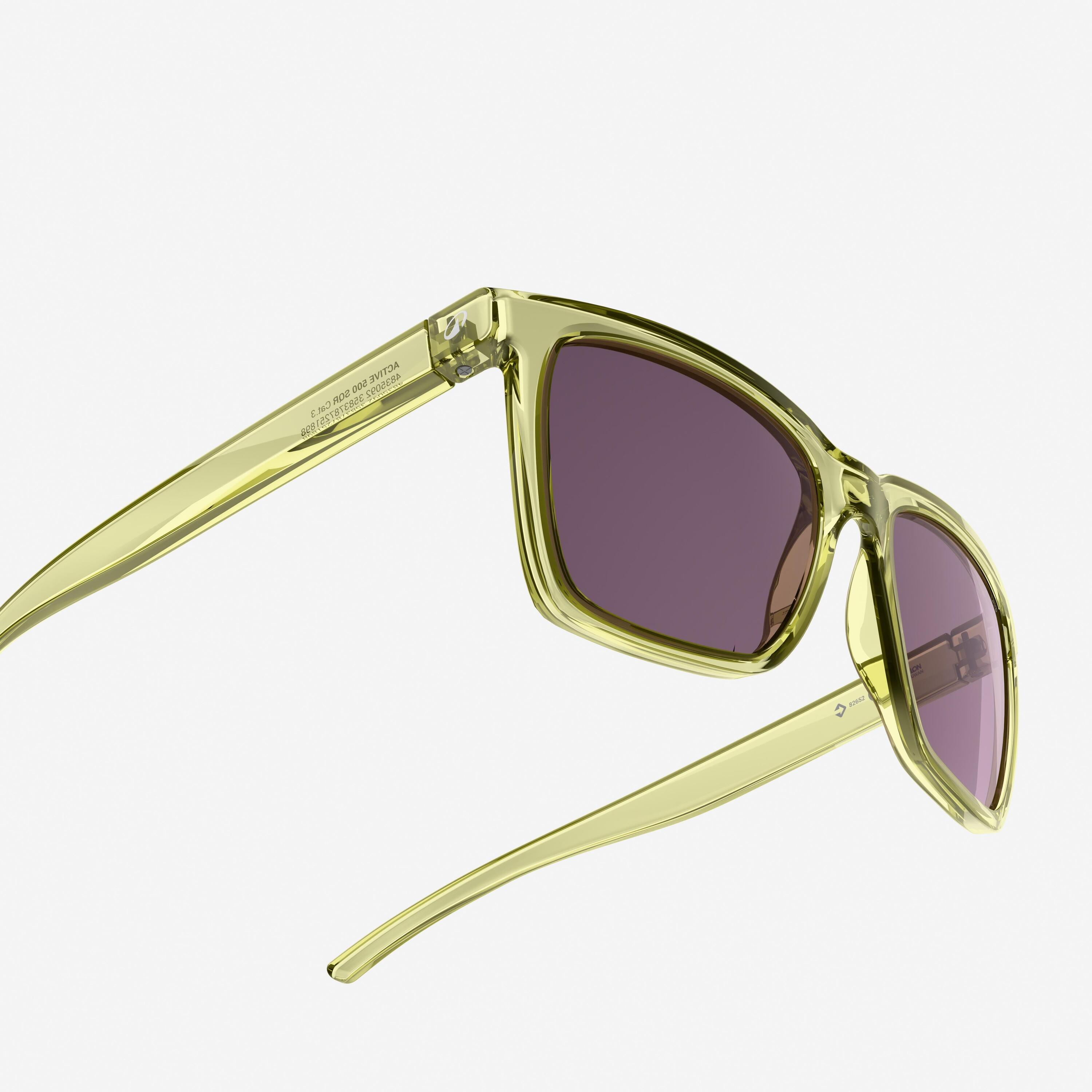 Sonnenbrille rechteckig Kategorie 3, Active 500 SQR 6/13
