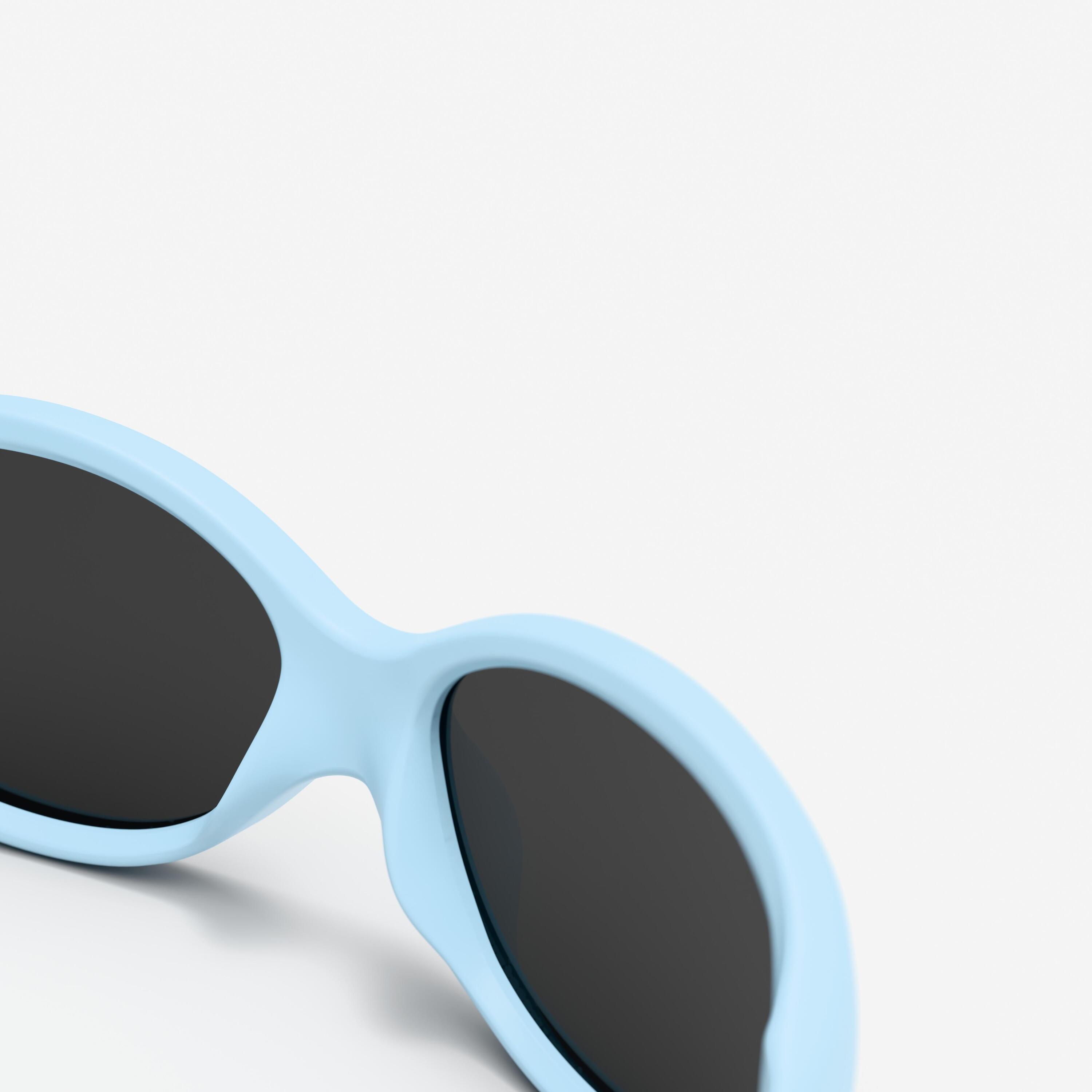 Gafas de sol Bebés anti-rotura categoría 4 MH B100 azul 10/10