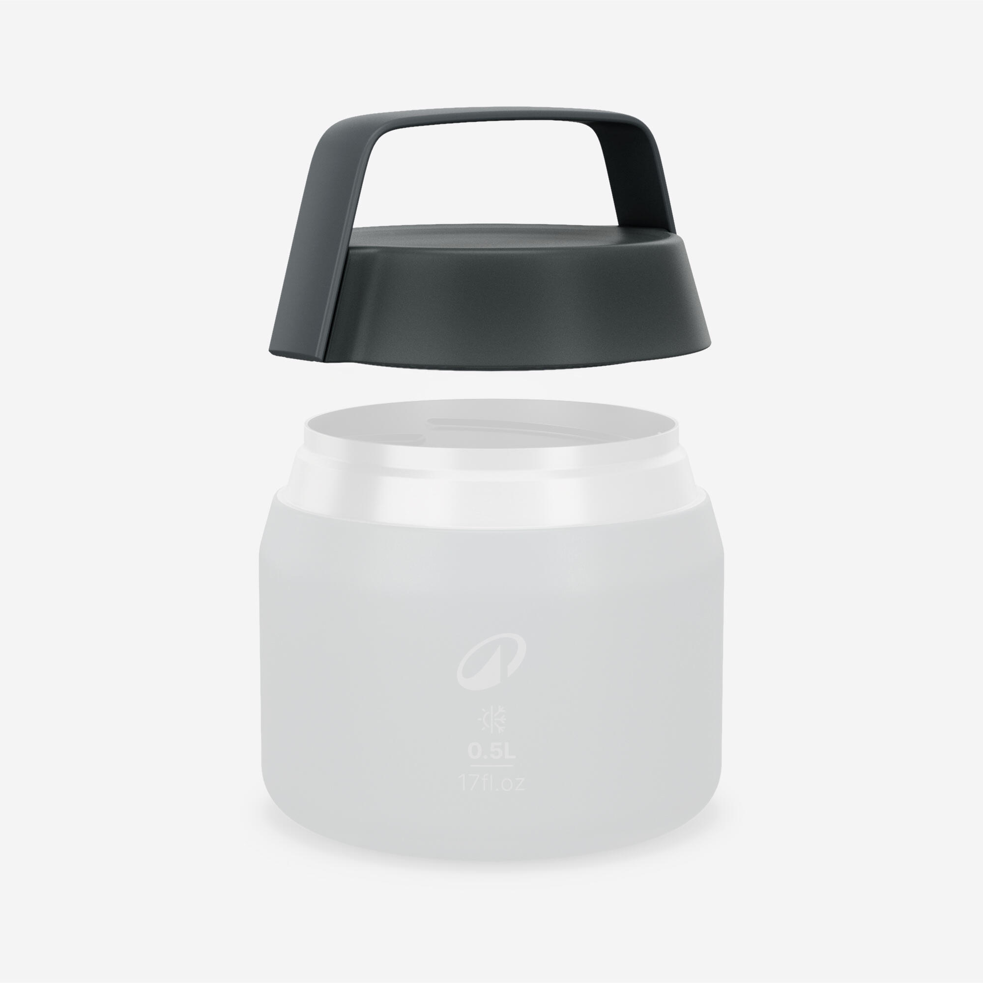 Couvercle pour boîte alimentaire isotherme Quechua 0,5L, 0,8L et 1,2L 2/3