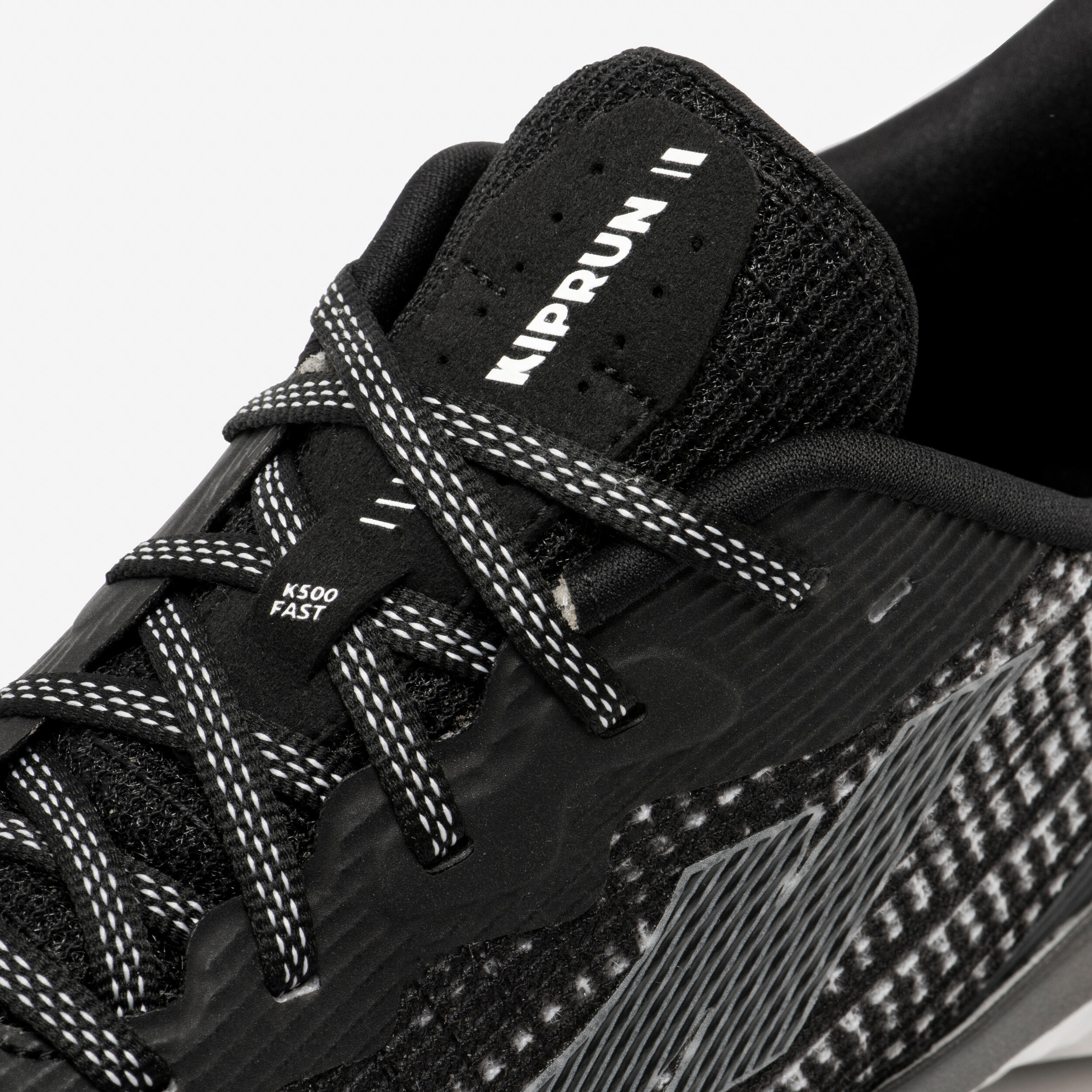 Scarpe running bambino K 500 FAST nero-bianco 15/36