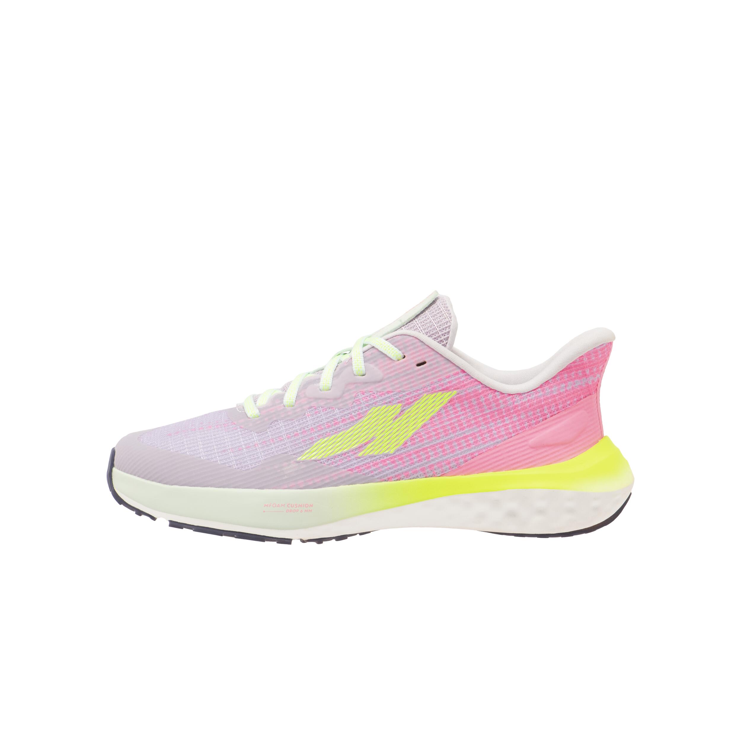 Scarpe running bambino K 500 FAST rosa-lilla 8/30