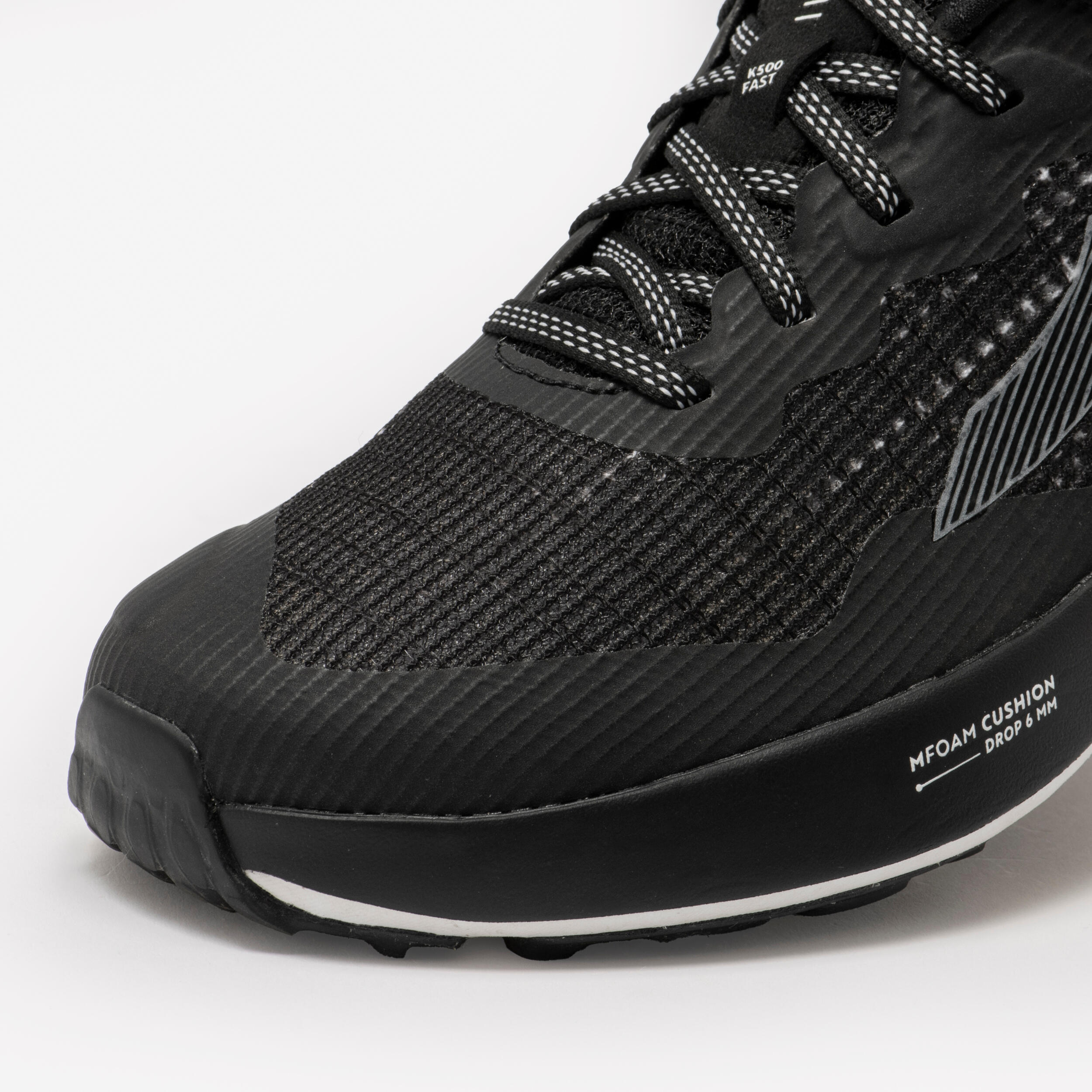 Scarpe running bambino K 500 FAST nero-bianco 16/36
