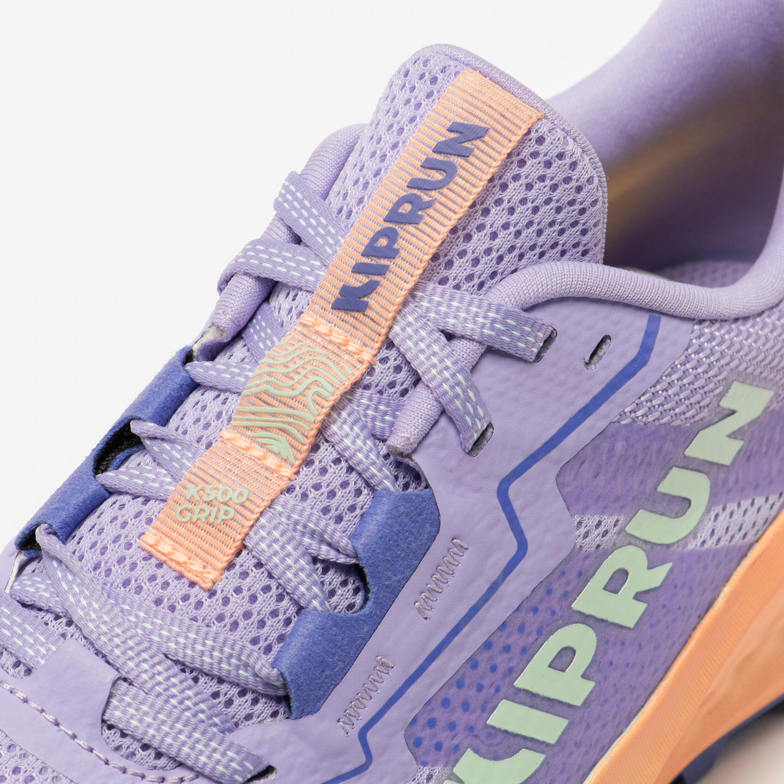 Scarpe trail e cross country bambino K500 GRIP lilla 7/7
