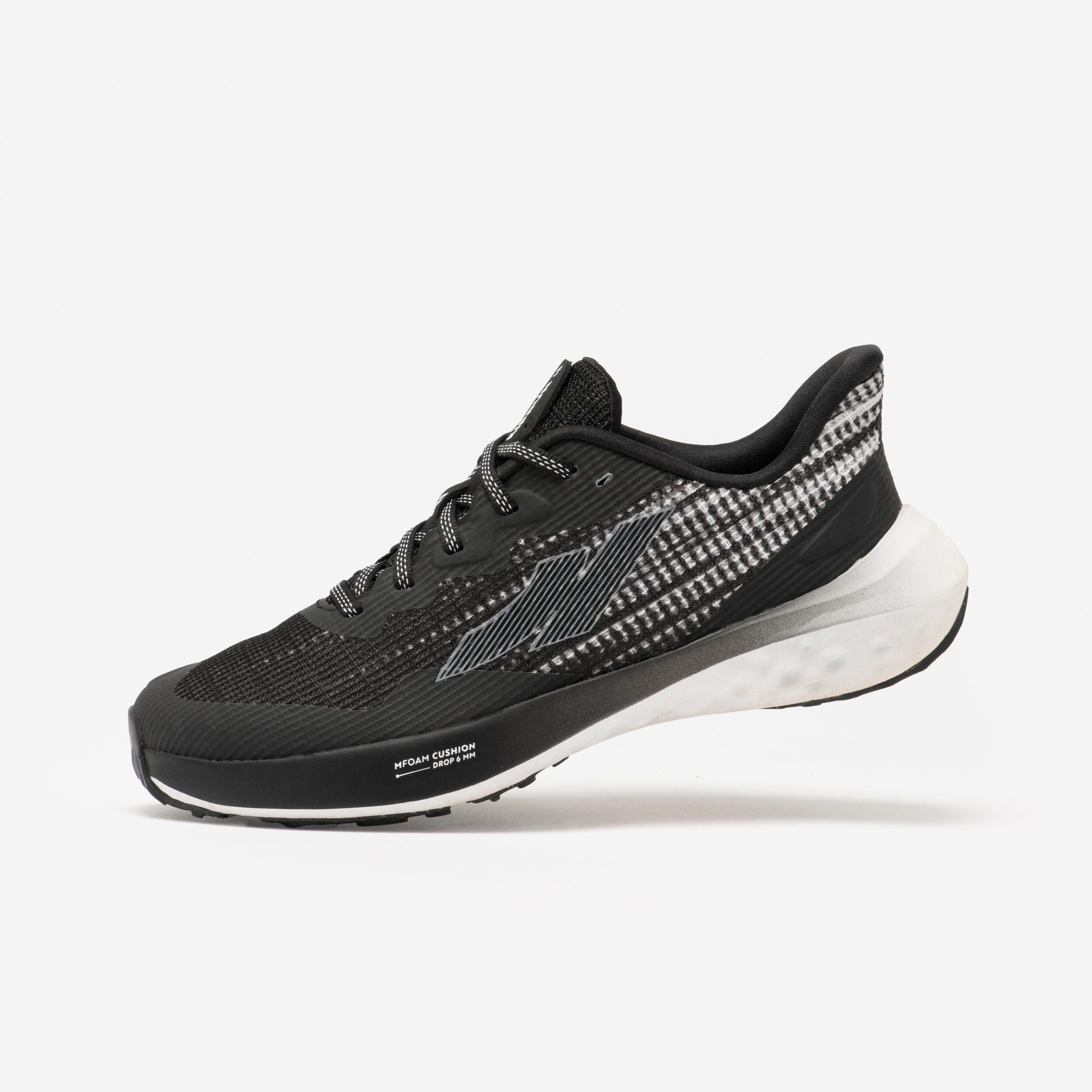 Scarpe running bambino K 500 FAST nero-bianco 12/36
