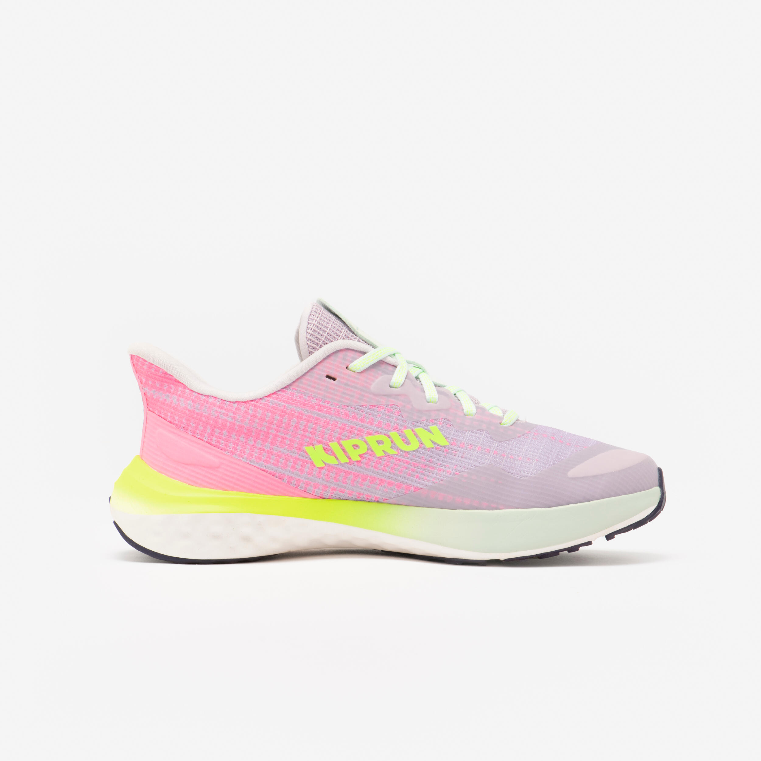 Scarpe running bambino K 500 FAST rosa-lilla 10/30