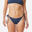 Slip de baie tanga cu legături surf High Leg Bleumarin Damă