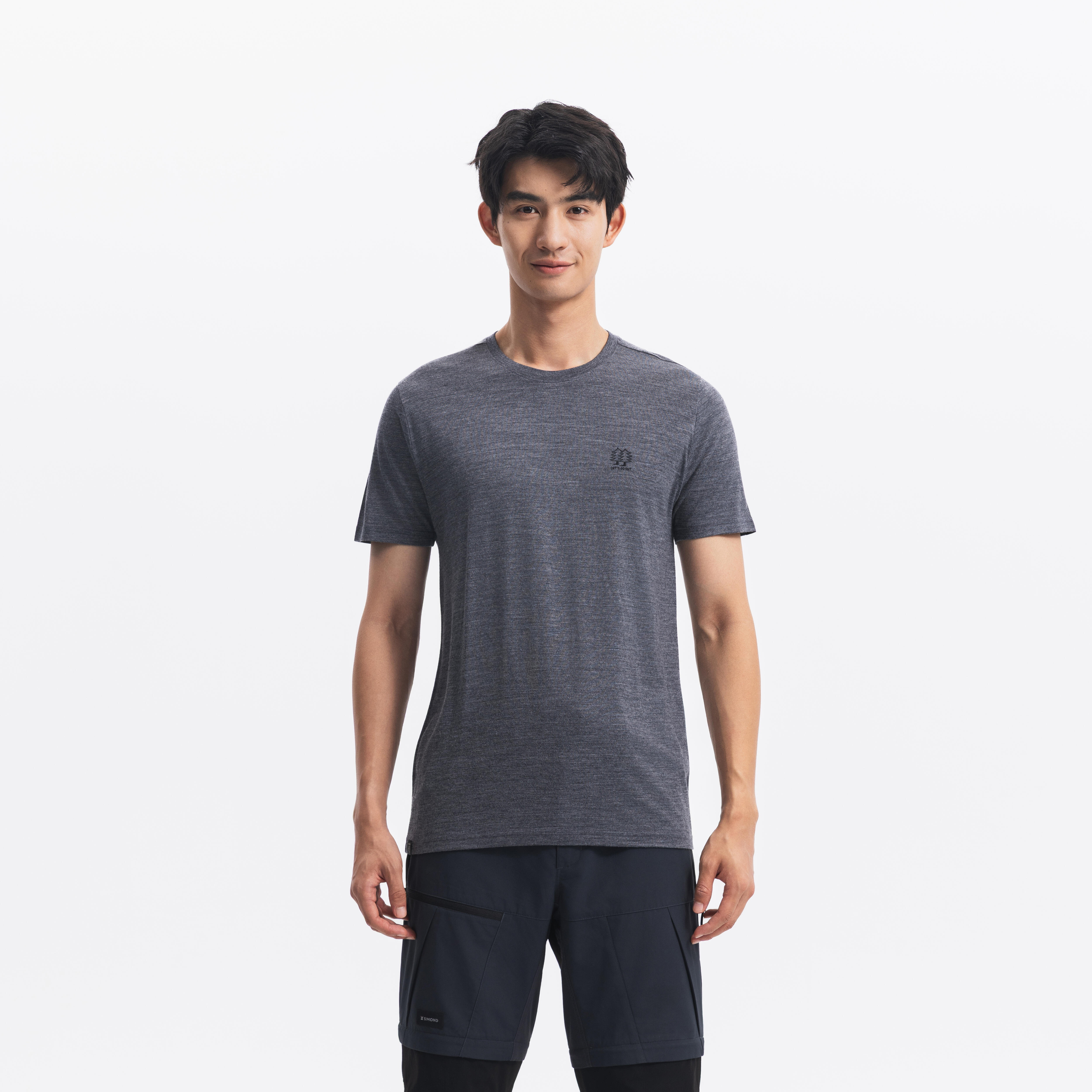 SIMOND (シモン) 登山・トレッキング メンズ 長袖Tシャツ メリノウール