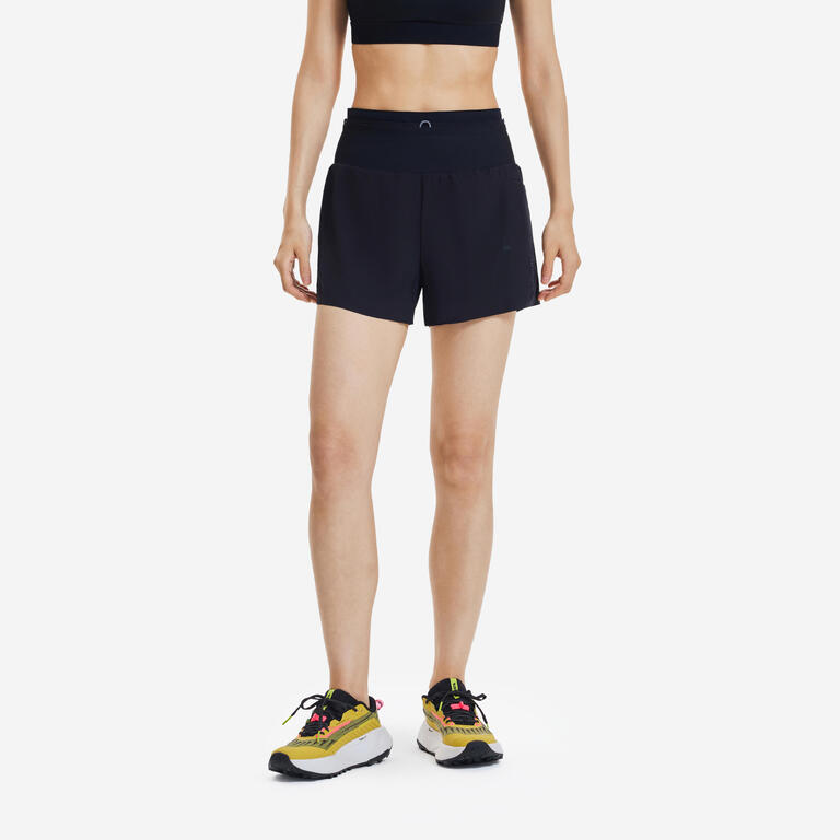 Women's Kiprun Run 900 trail running shorts in black