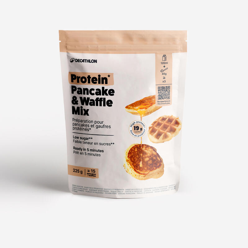 Premix proteic sub formă de pudră pentru vafe și clătite 225g