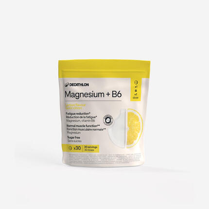Magnésium + B6 sans sucres arôme naturel citron, 30 comprimés