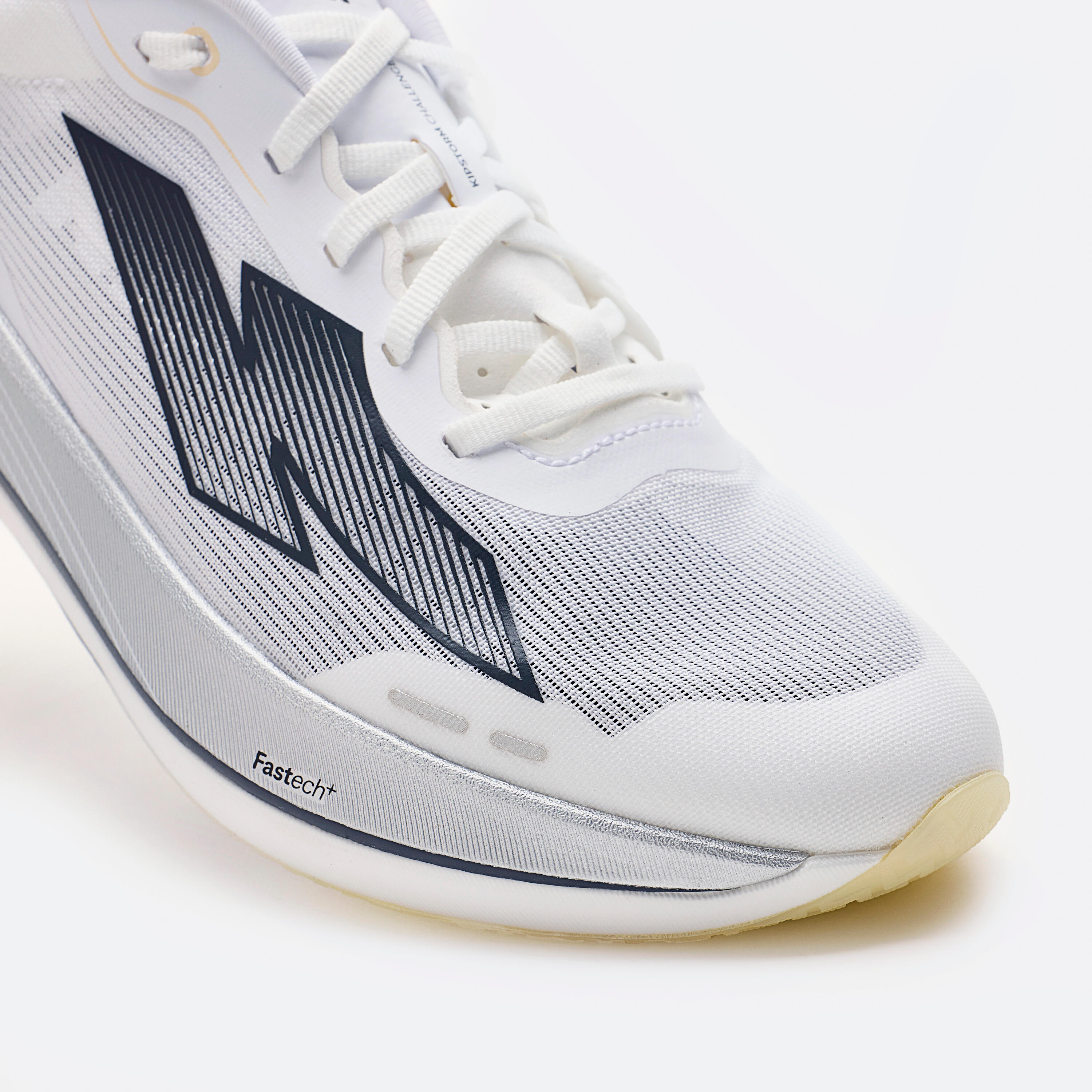Zapatillas running placa carbono Kiprun Kipstorm Challenger Hombre - blanco 20/40