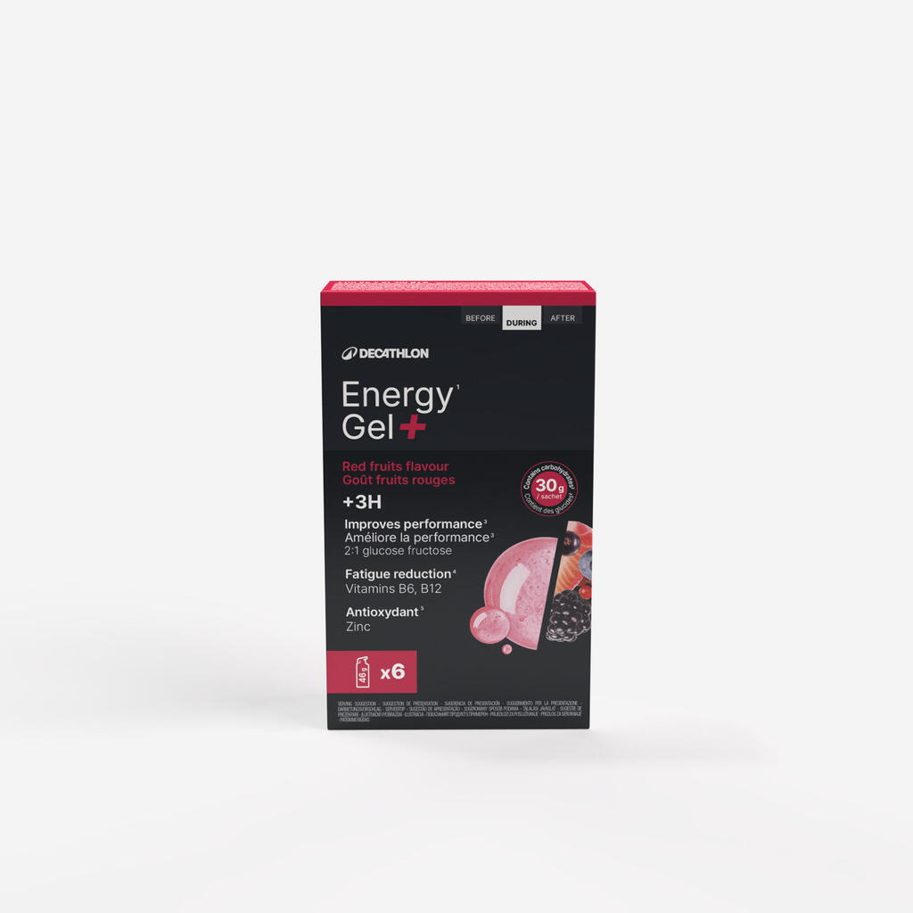 Energetický gél Energy Gel+ na 3+ hod. aktivity lesné plody 6 ks