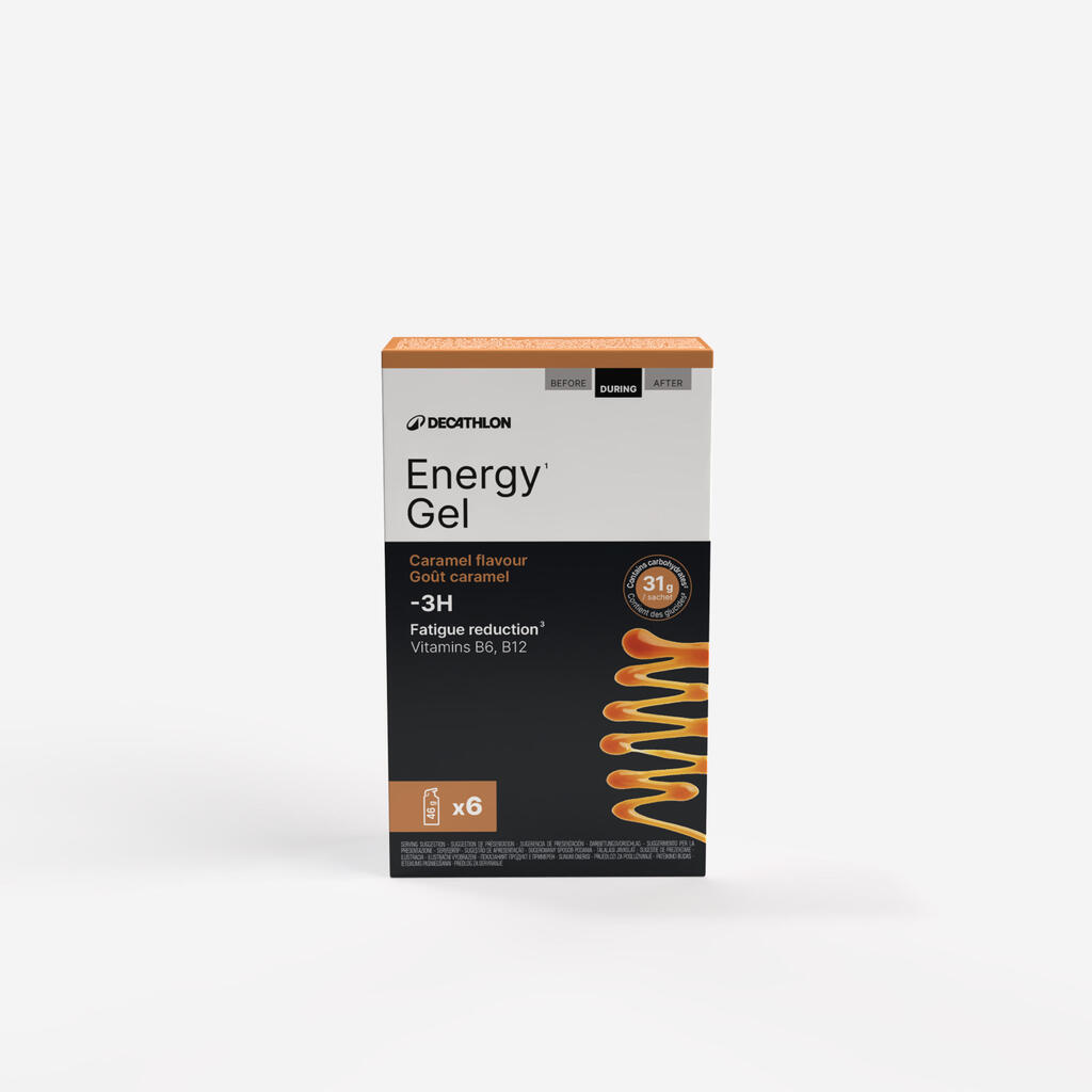 Enerģijas želeja “Energy Gel”, ar sāļās karameles garšu, 6 gab.