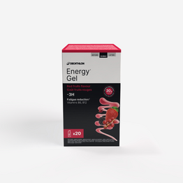 Gel énergétique moins de 3 heures fruits rouges, Energy Gel x20