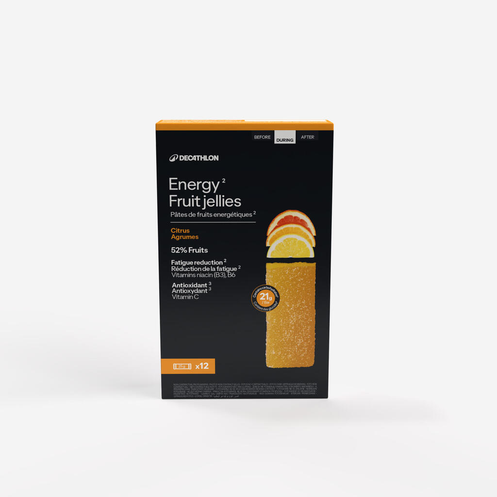 Energy Fruchtgelee Zitrus 12 Stück 