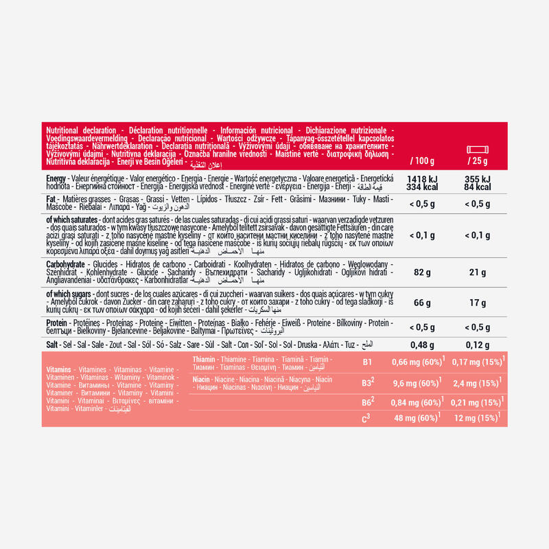 Pastă de fructe energizantă ecosize căpșuni merișoare acerola 12x25g