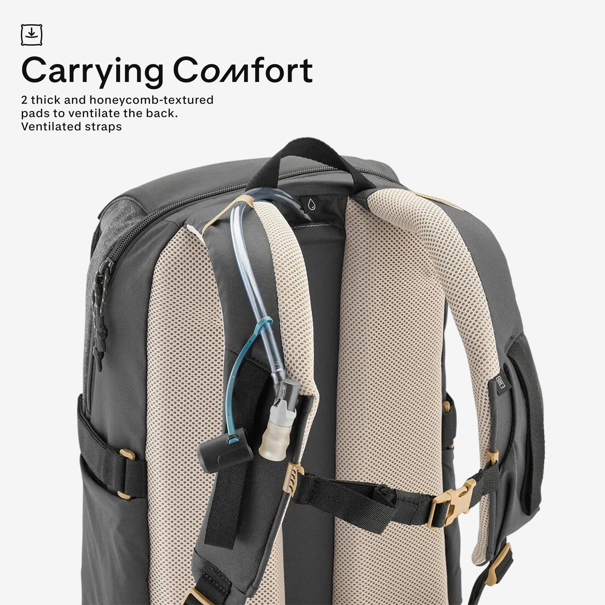 Arpenaz 500 30L insulated hiking backpack - Ice grey