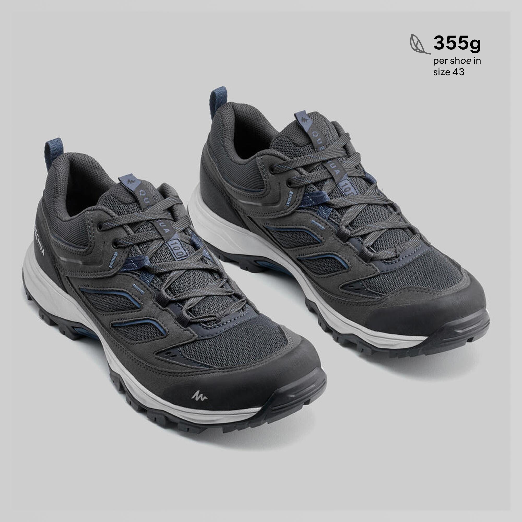 Wanderschuhe Herren - MH100 grau 11/13