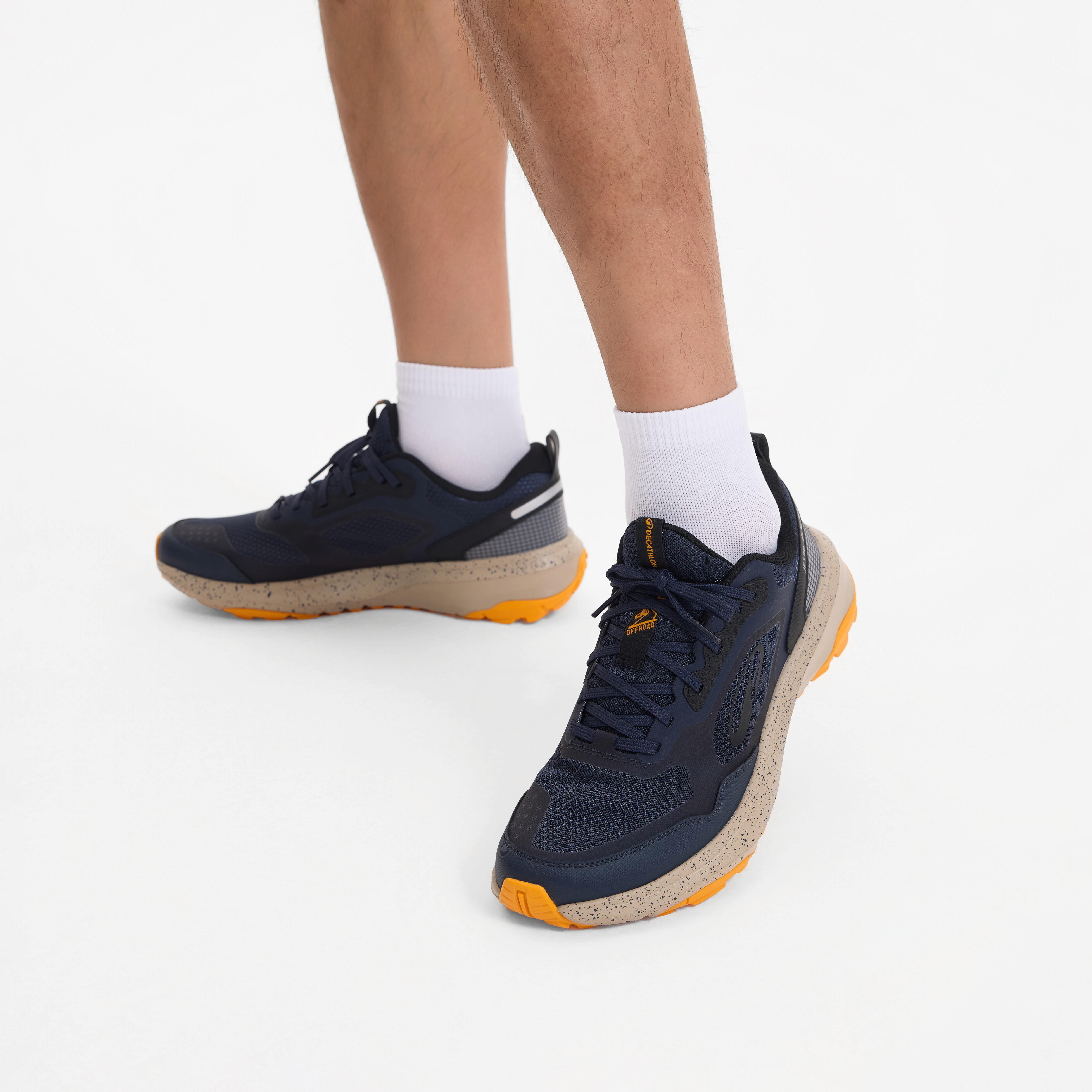 jf 190 grip Men's road and trail running shoes - dark blue