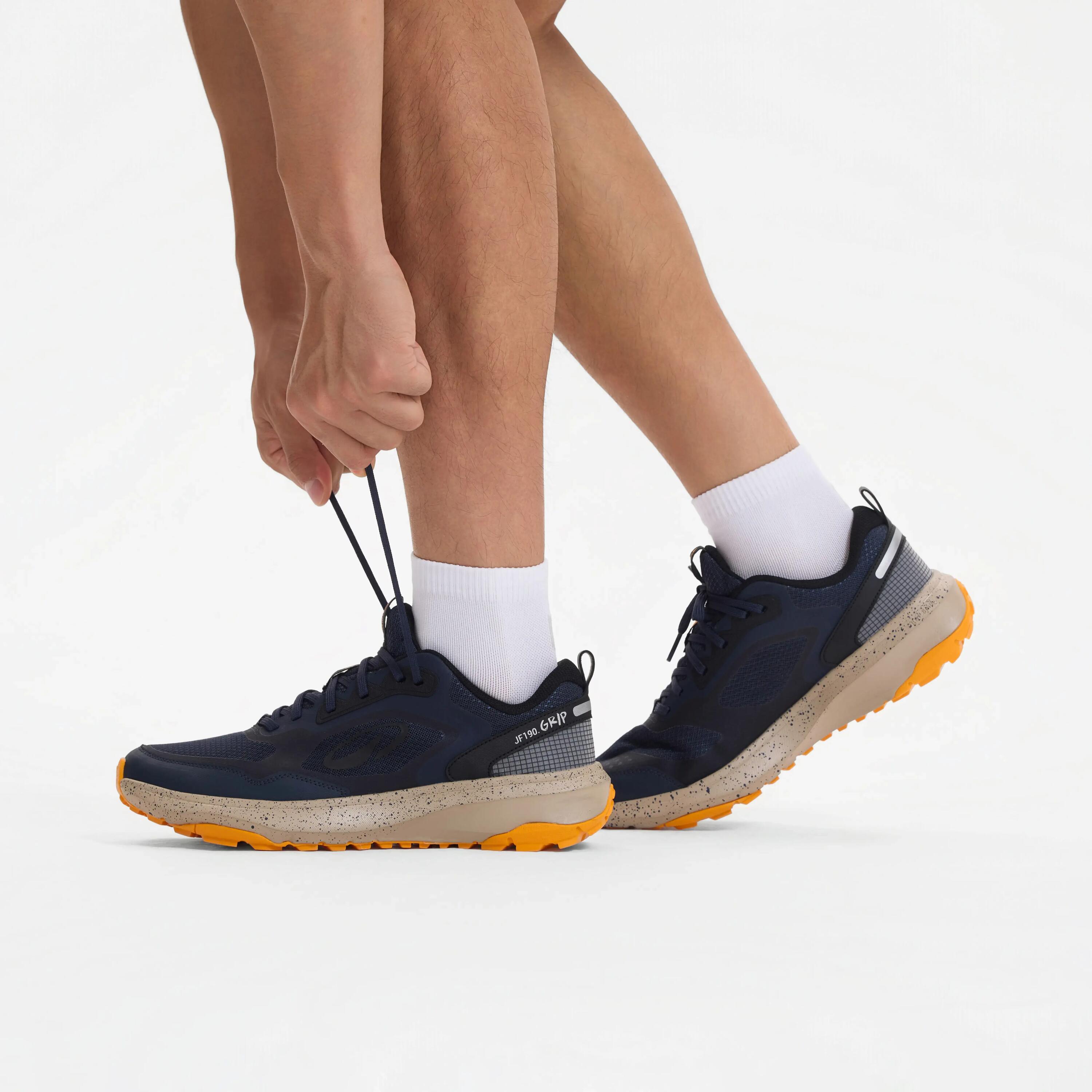 Men Road and Trail Superior Grip Shoes, JF 190 - Dark Blue -  4