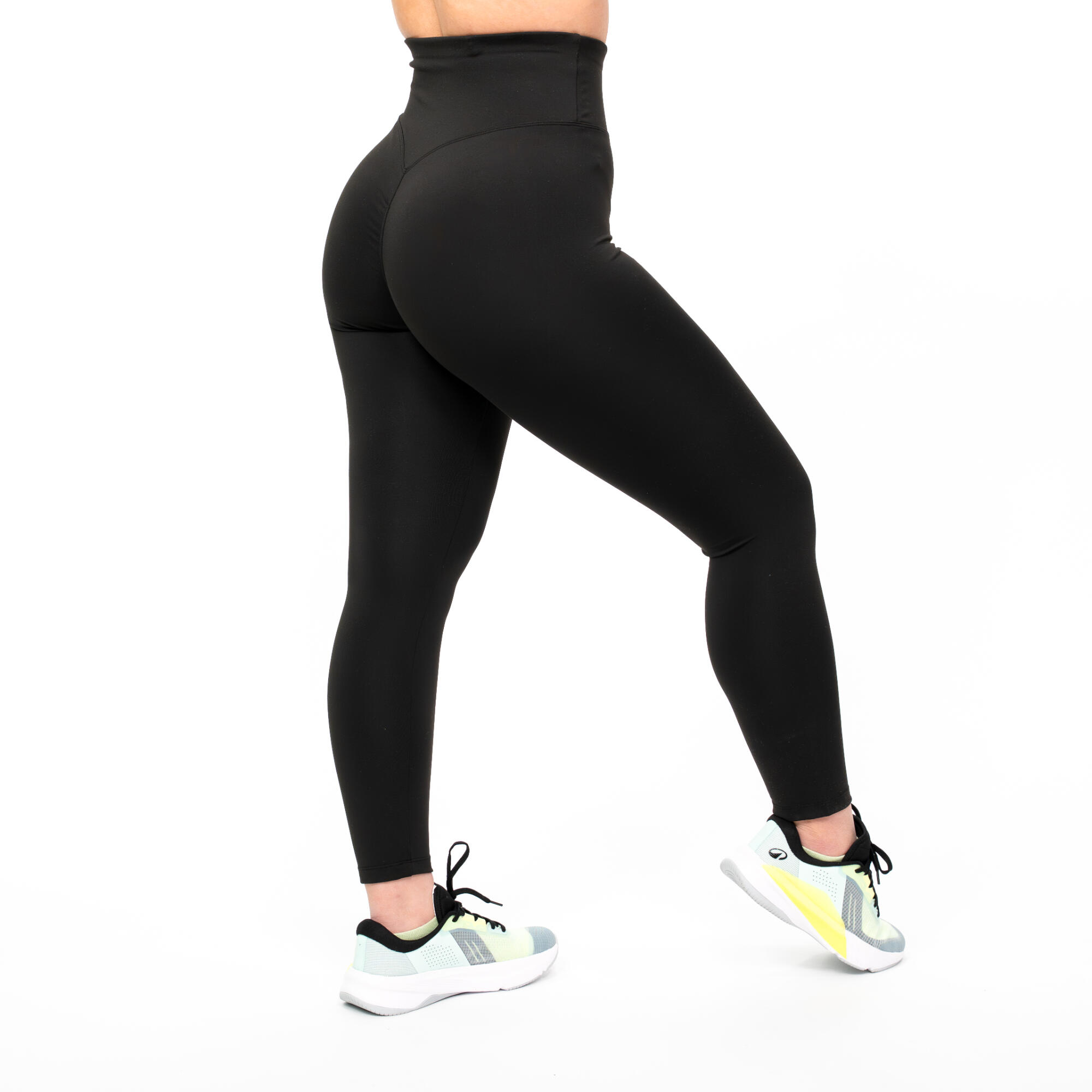Legging mallas Push Up efecto moldeado negro 4/4