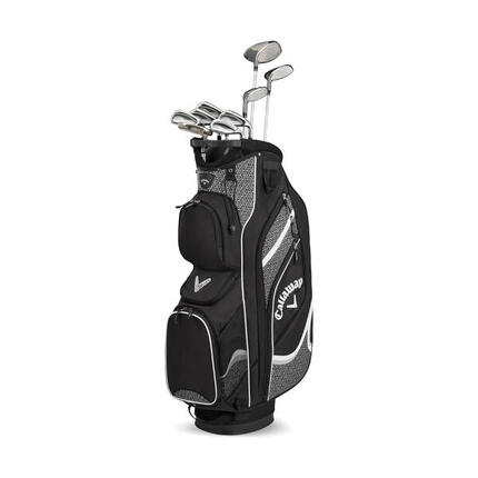 Kit série de golf 9 clubs + sac droitier graphite femme, Solaire