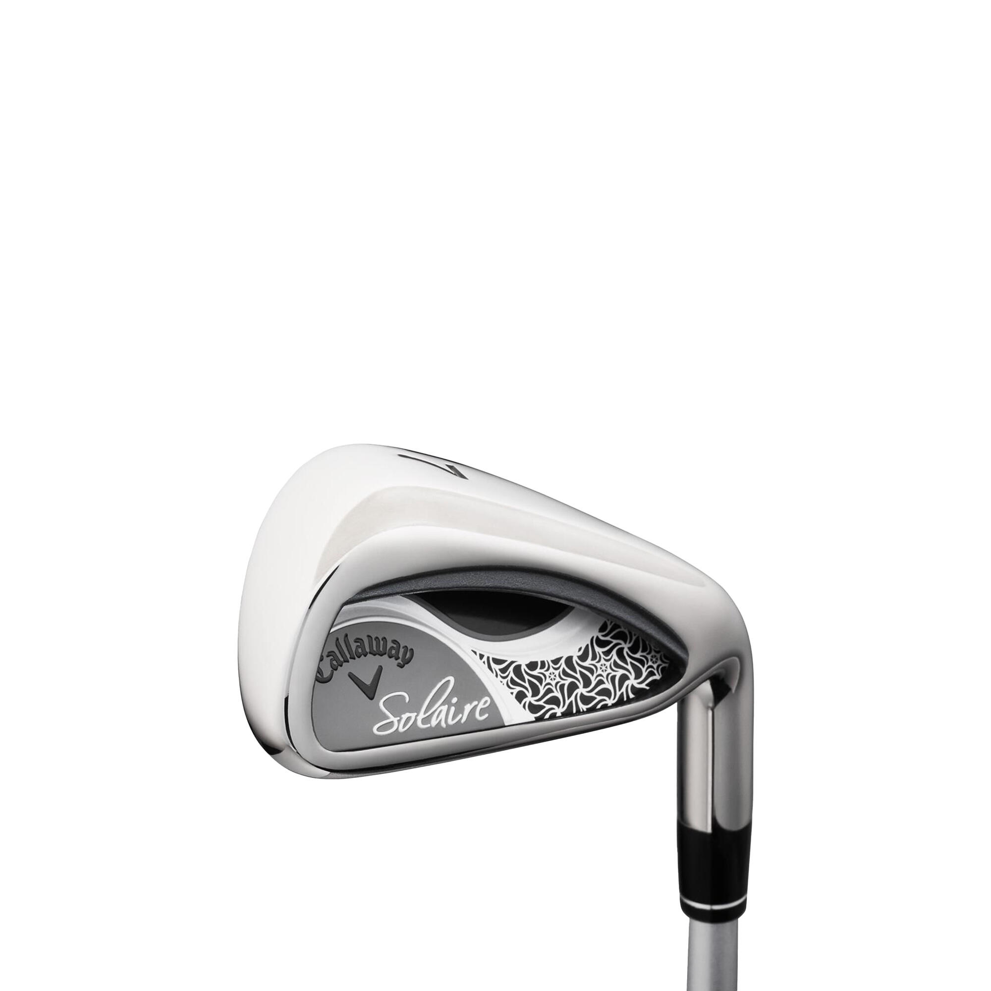 Kit série de golf 9 clubs + sac droitier graphite femme, Solaire 5/10
