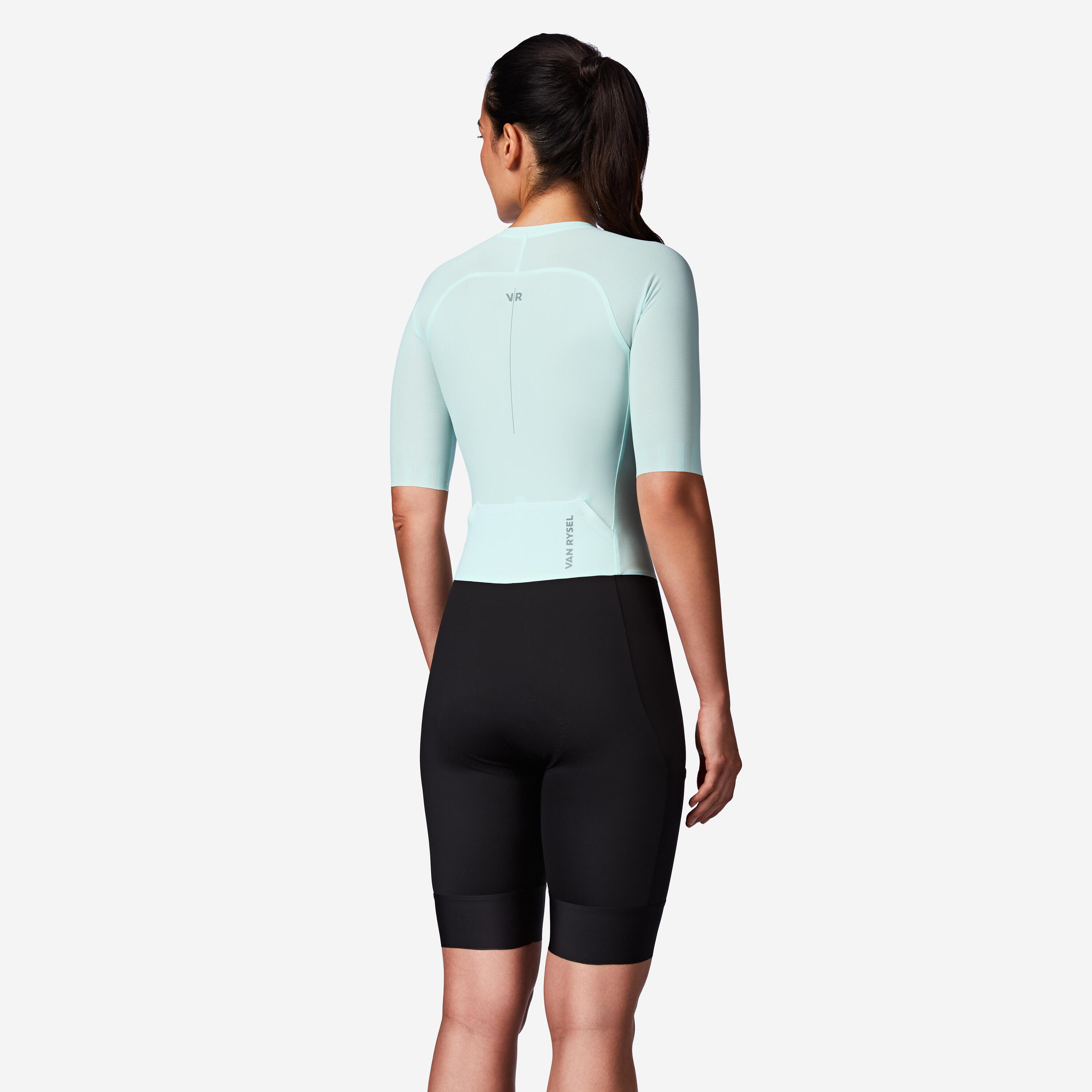 Women's Long-Distance Triathlon Trisuit, RCR-X - Green 2/9