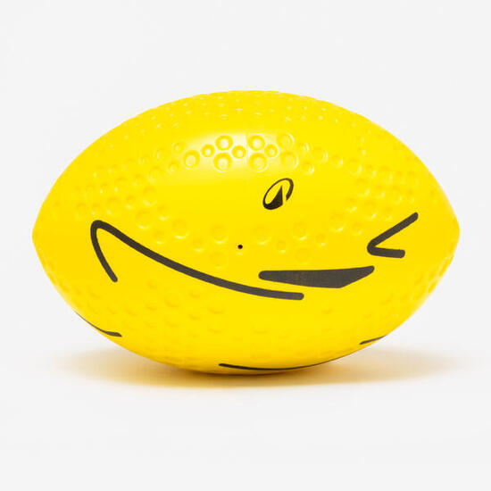 Ballon de rugby initiation mousse taille 3, jaune