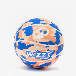 Ballon de basketball taille 4 - WIZZY K500L rose bleu