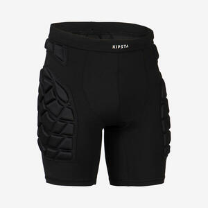 Pantalón corto de protección de balonmano adulto, HSH500P negro