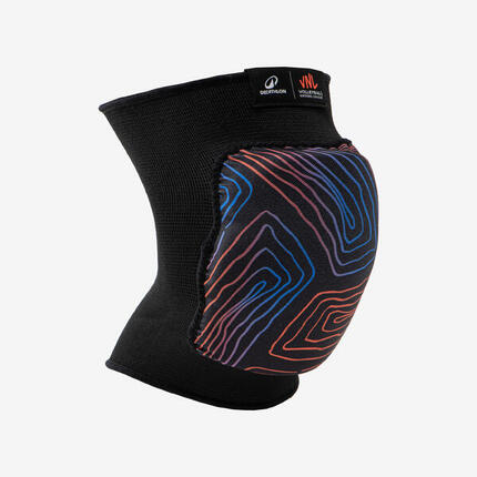 Genouillères de volley officielles de la VNL adulte, VKP100 noir