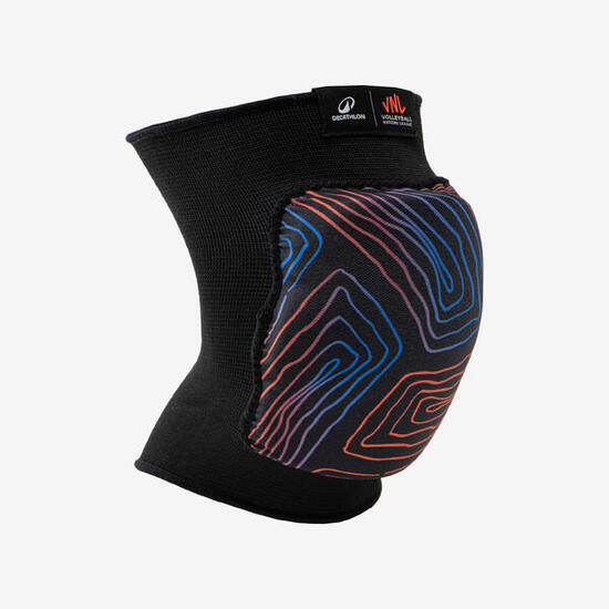 Genouillères de volley officielles de la VNL adulte, VKP100 noir