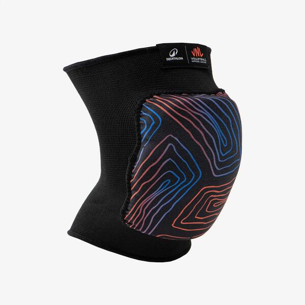 KIPSTA Rodilleras de voleibol oficiales de la VNL adulto, VKP100 negro