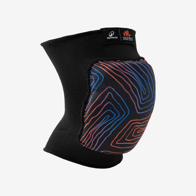 Genouillères de volley officielles de la VNL adulte, VKP100 noir